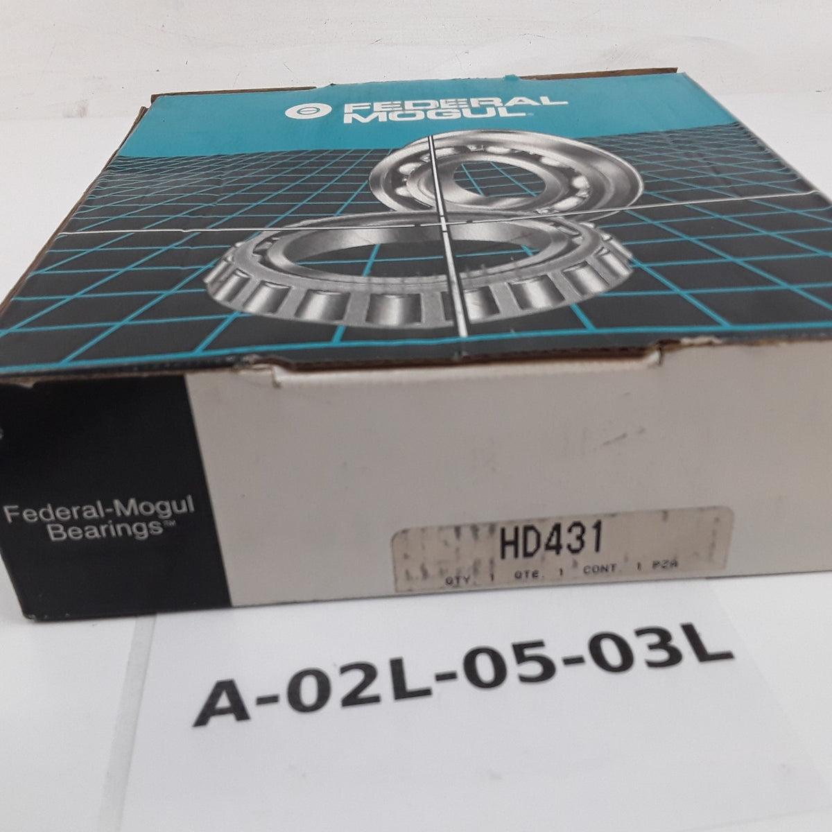 Federal-Mogul HD431 Tapered Roller Bearing Fits Heavy-Duty Commercial Trailers