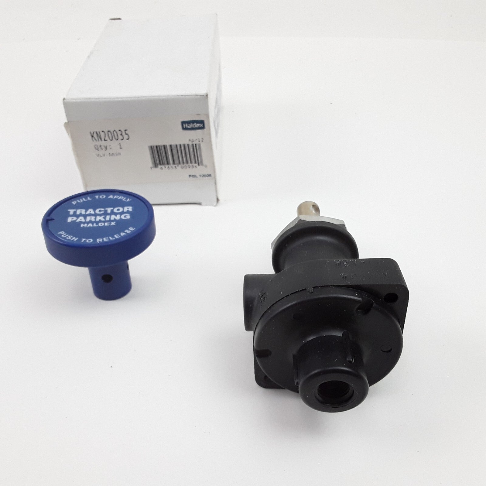 Haldex KN20035 Push-Pull Tractor Parking Air Brake Control Valve With Knob