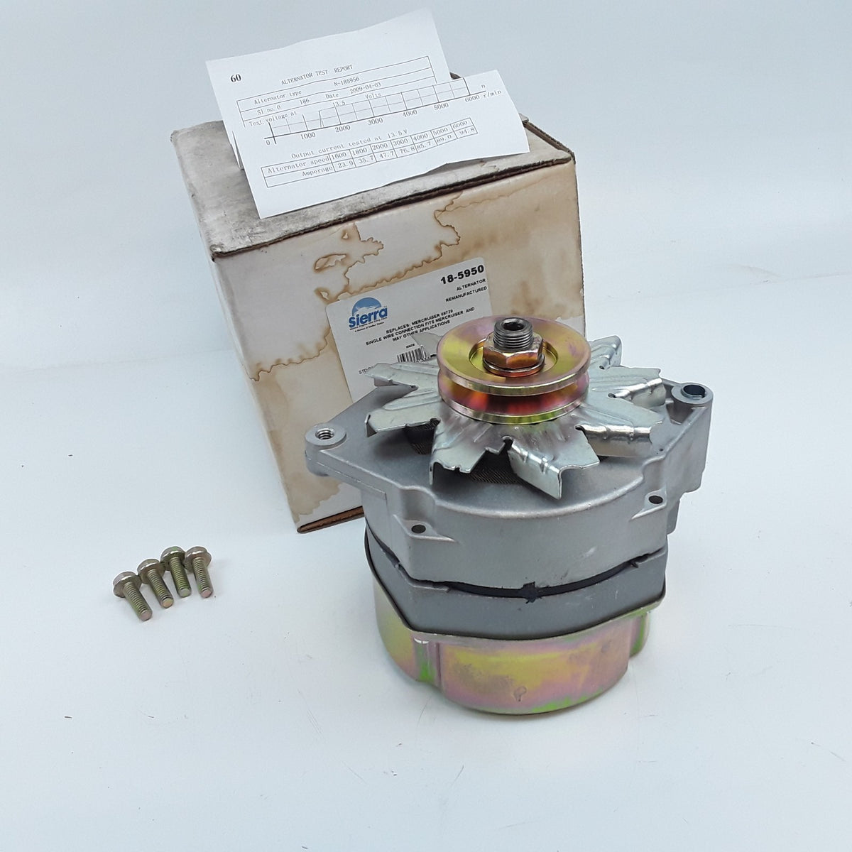 Alternator Fits Hardin Various Mercruiser Model 198 225 215 233 MIE (1962-1980)