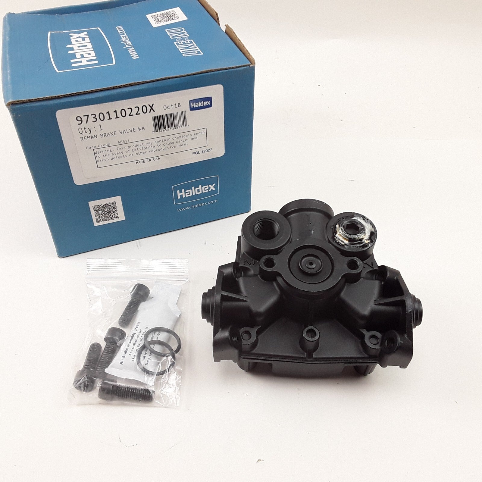 Haldex 9730110220X AntiLock Brake System ABS Relay Valve For Heavy Duty Trucks