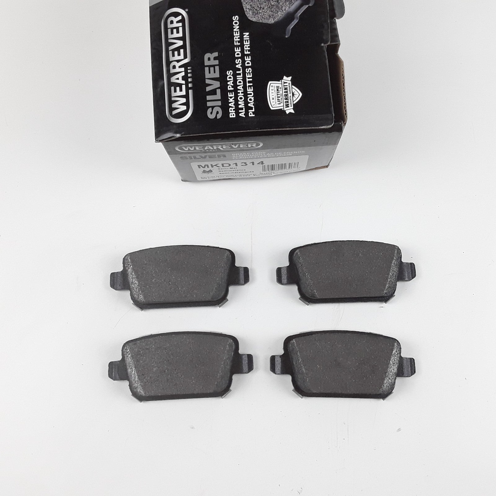 Carquest MKD1314 Disc Brake Pad Set Rear Fits Land Rover LR2 Volvo S80 2008-2009