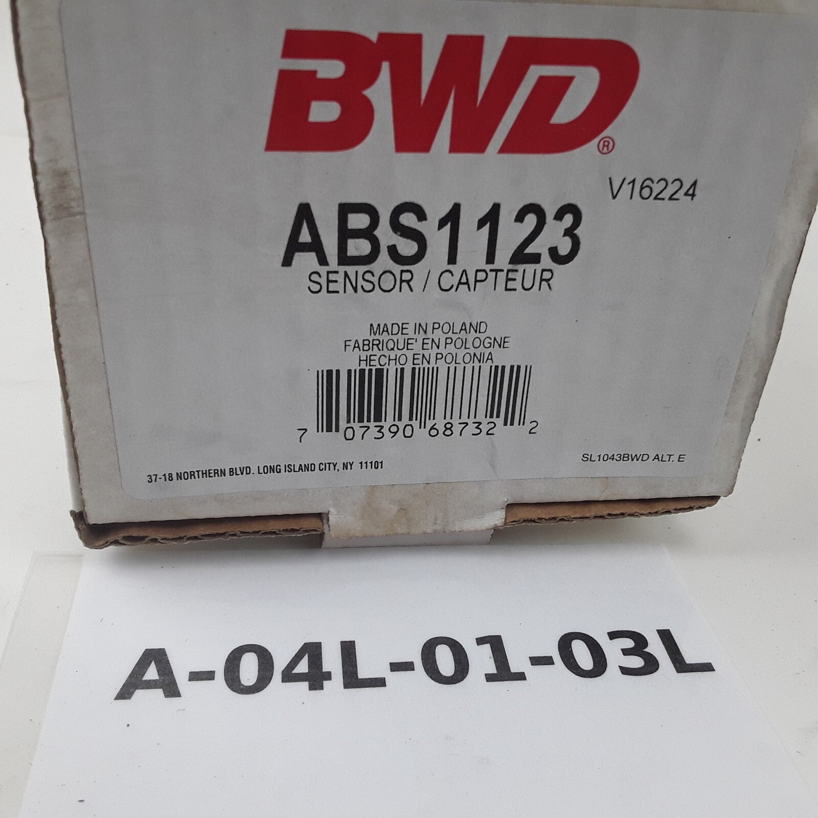 BWD ABS1123 Anti-Lock Brake Sensor Fits Honda Accord Acura TL CL (1998-2003)