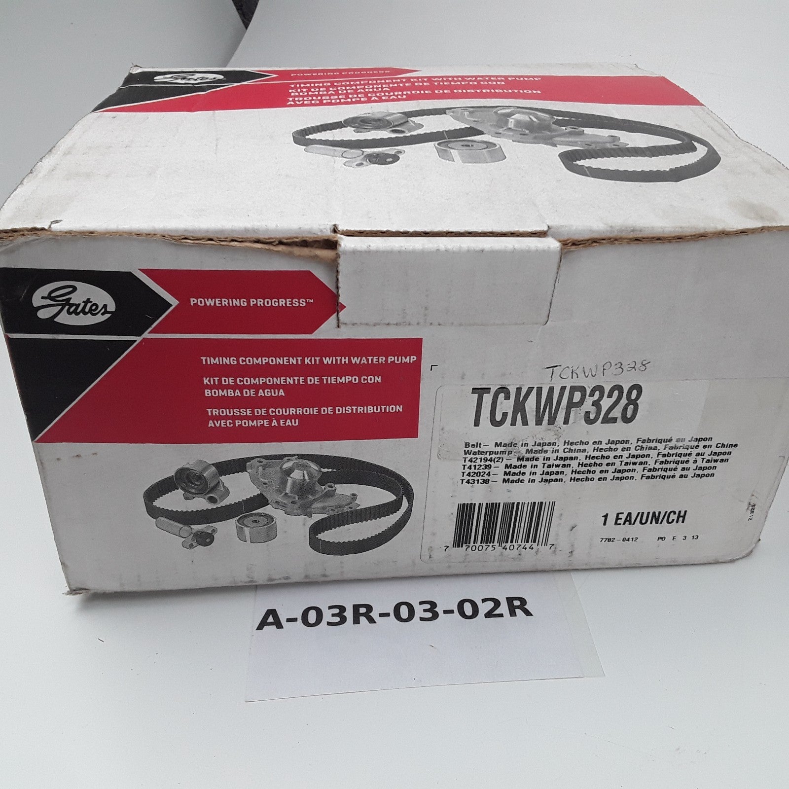 Engine Timing Belt Kit w/ Water Pump For Saab 9-2X Subaru Impreza Legacy 2004-09