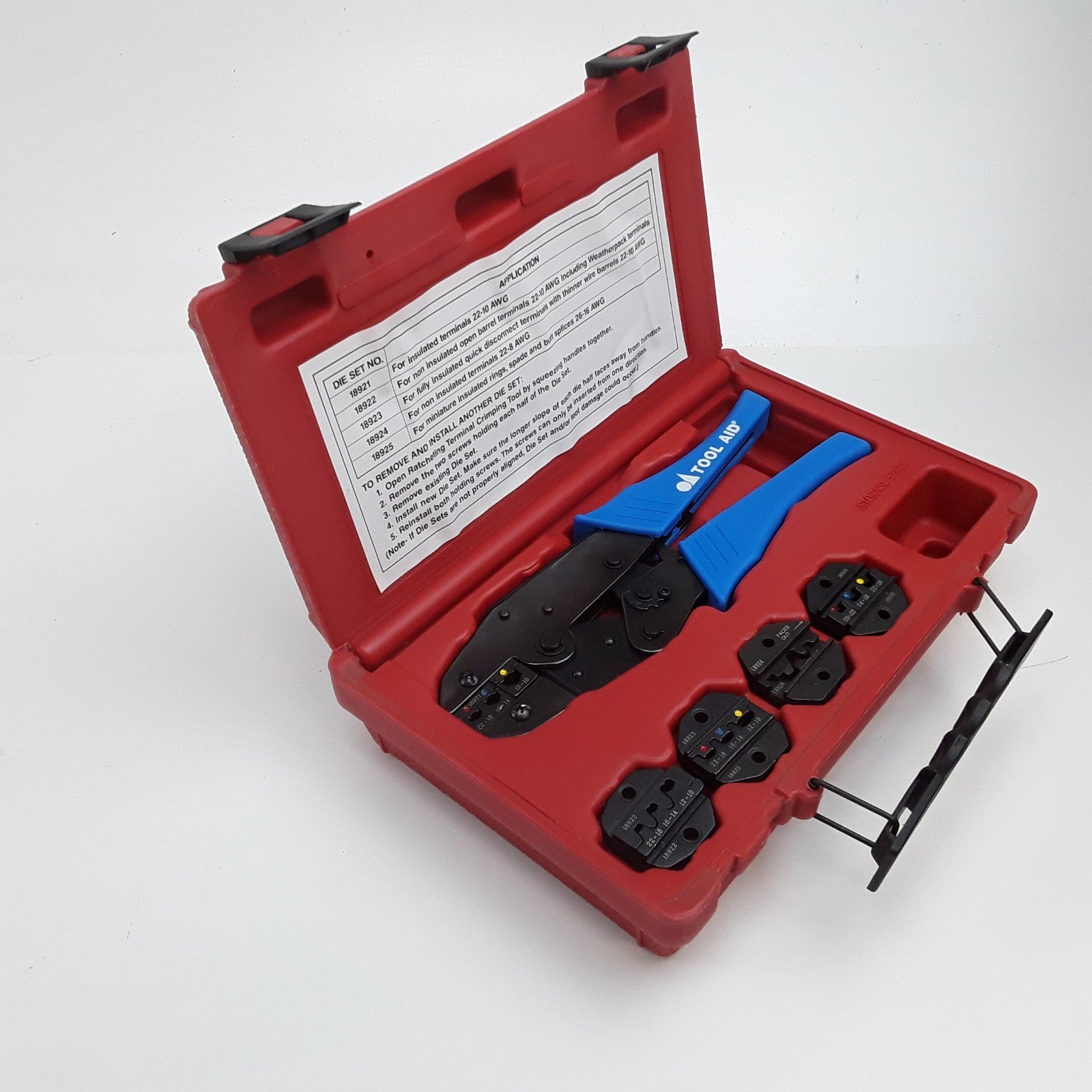Tool Aid 18920 Ratcheting Terminal Crimping Kit Professional Automotive Tools