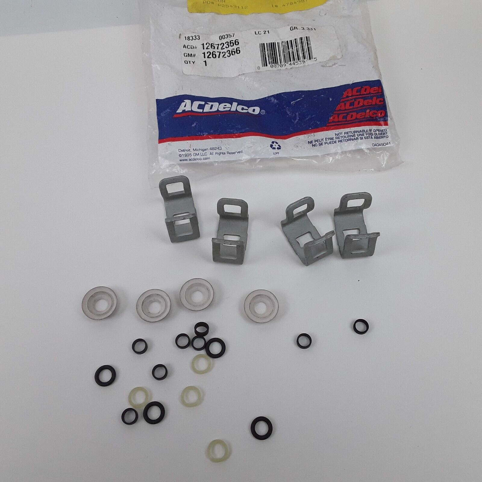 ACDelco 12672366 Fuel Injector Seal Kit GM Genuine Part for Chevrolet, GMC 2014