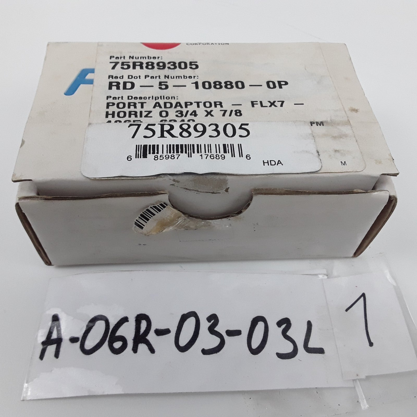 Red Dot 75R89305 Suction Compressor Manifold Head Adapter Assembly 3/4 x 7/8