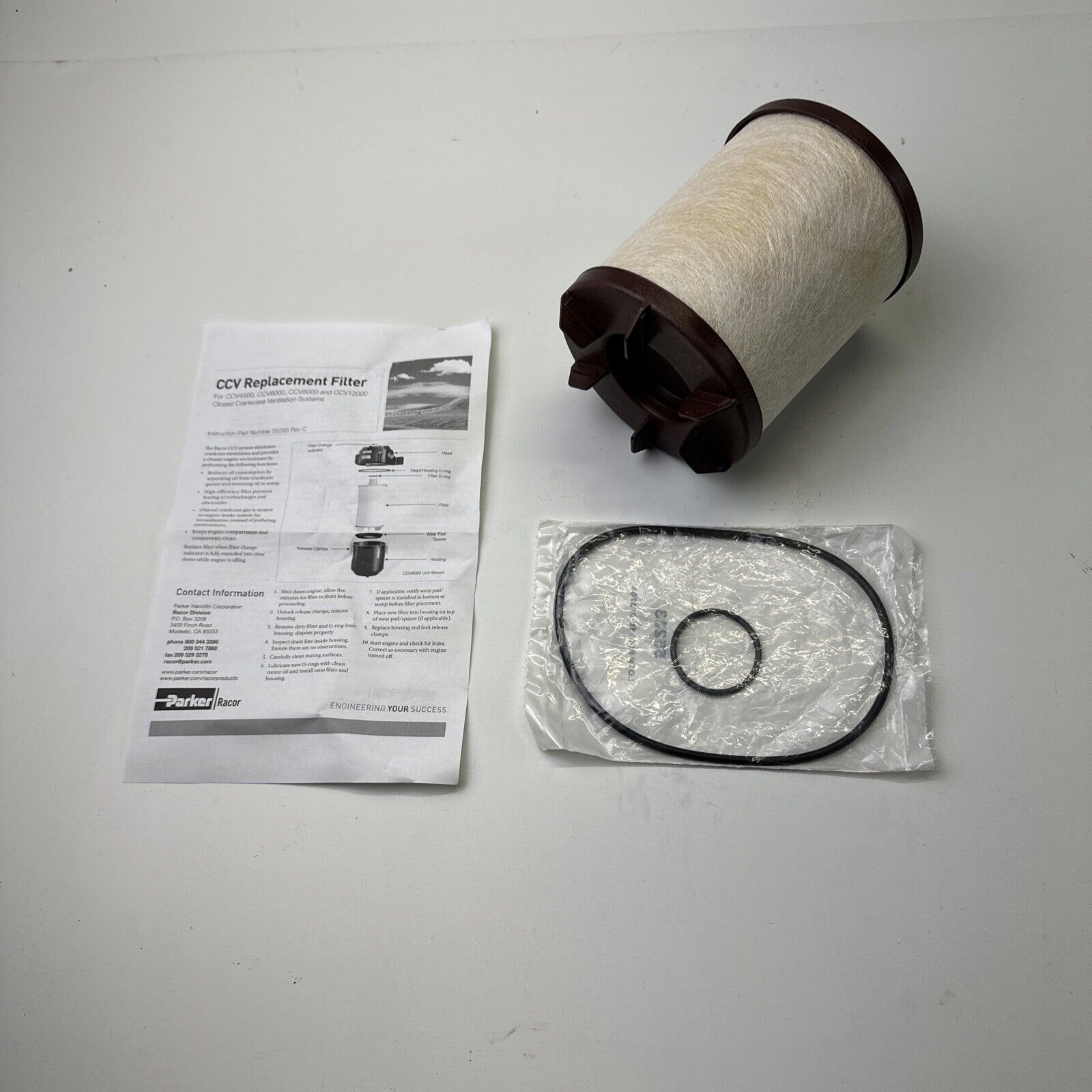 FILTER CCV5524808 RACOR PARKER CCV CLOSED CRANKCASE VENTILATION FOR RACOR CV4500 - HotCarParts
