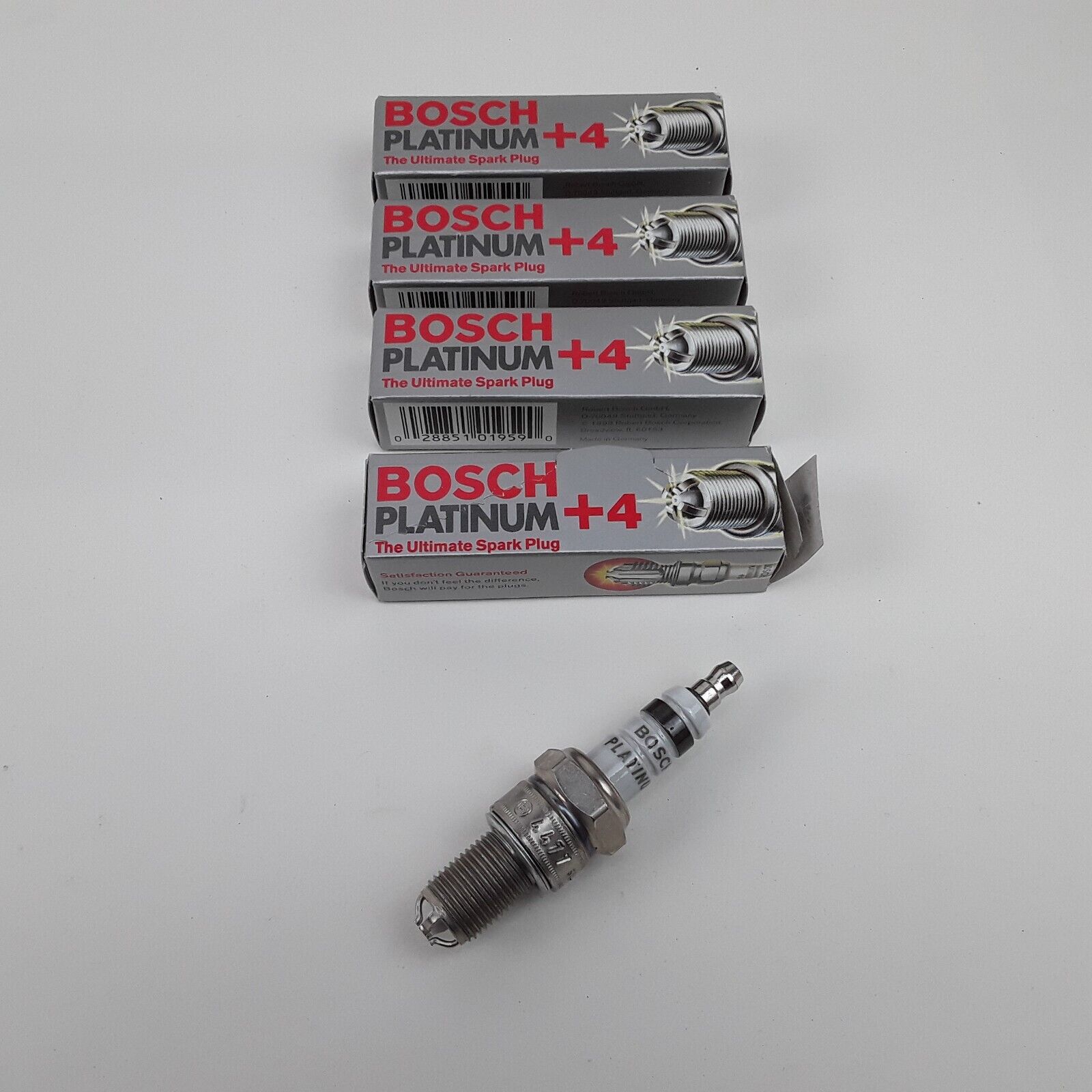 4 Spark Plugs For Bosch 4477 Fits Audi, Porsche, Volkswagen, Volvo, and More