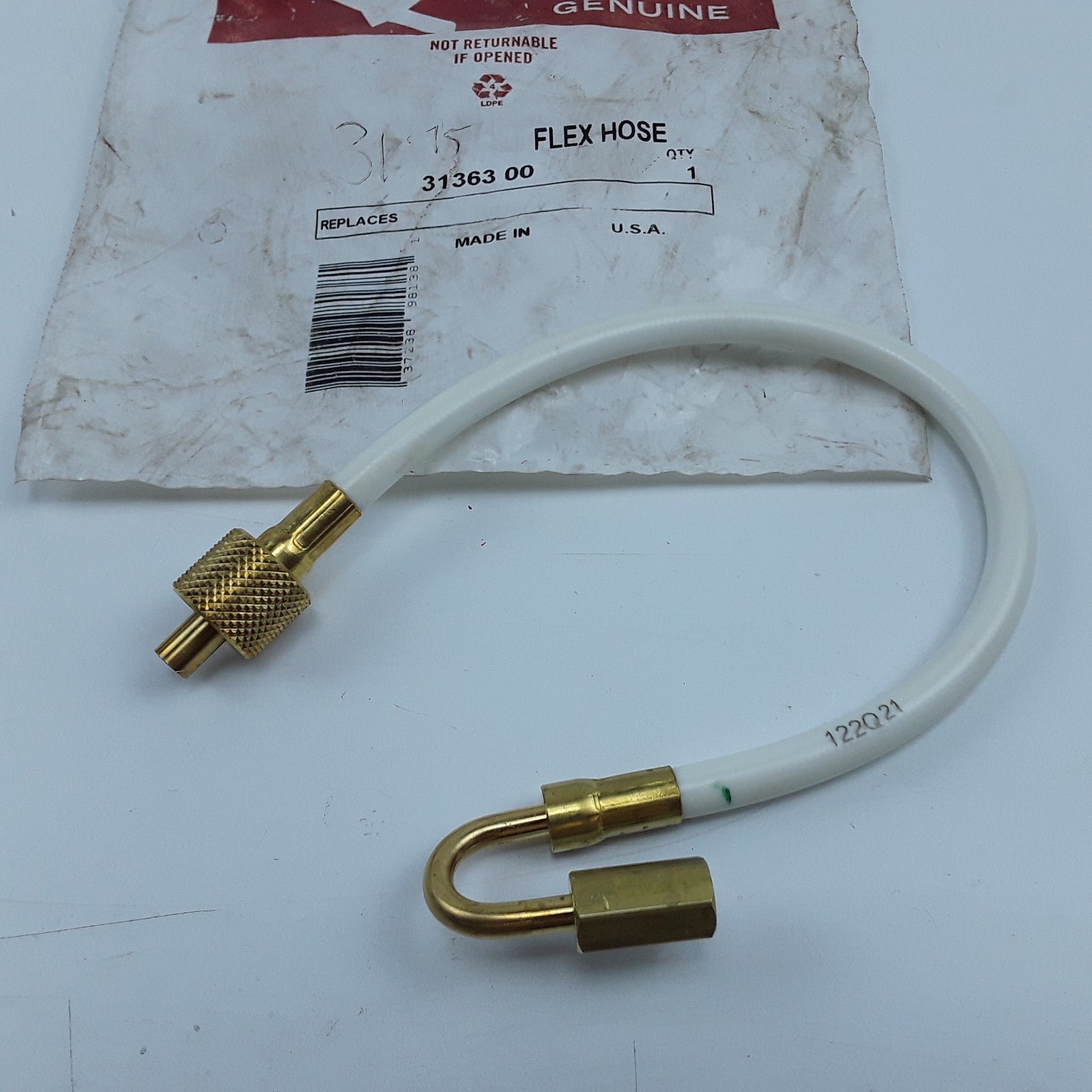 Tire Inflation System Hose Outside Tire 13.5 in For Wheels Larger Than 17.50 in