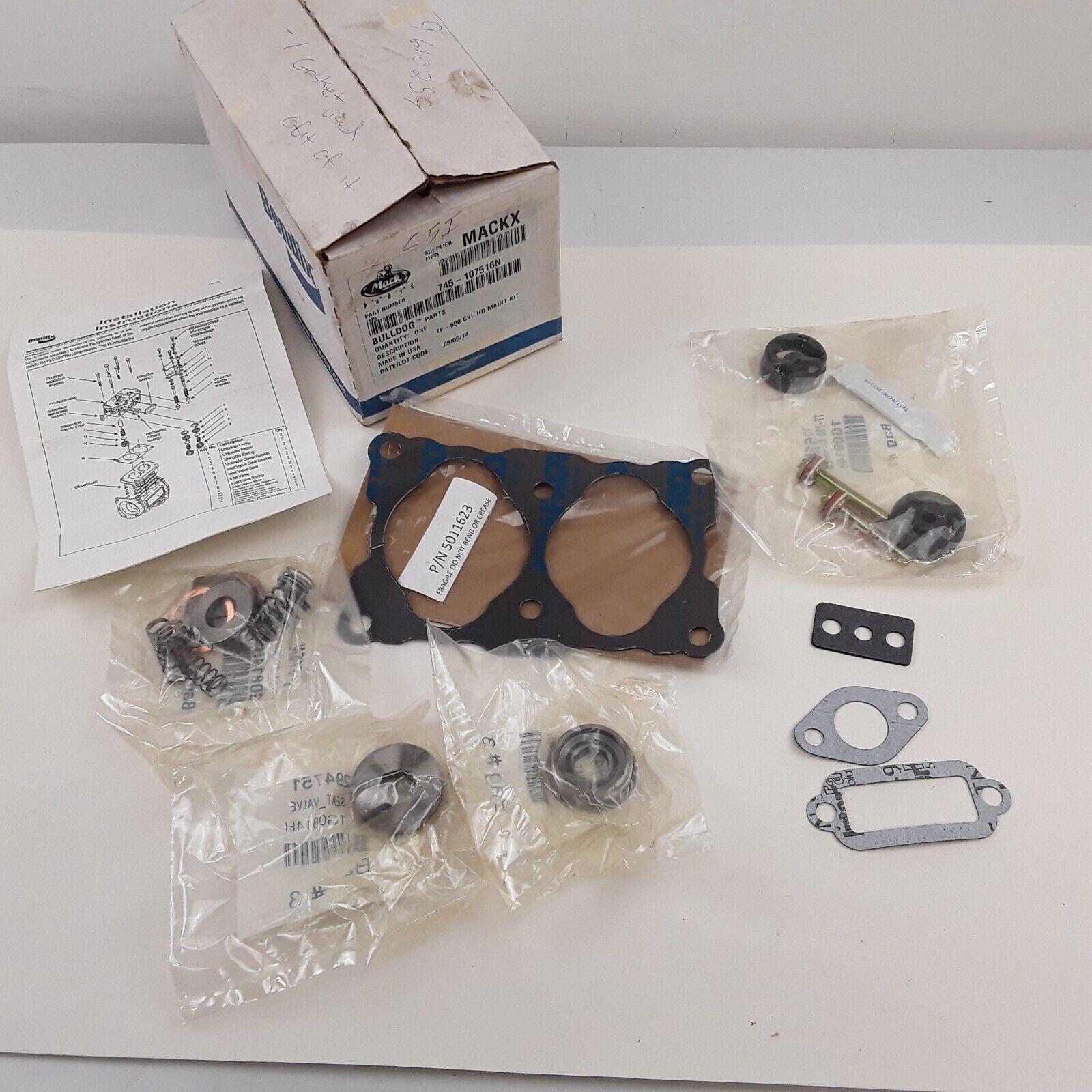 Bendix 107516N Compressor Head Kit TF550, TF750 series 107516N (Kit as pictured)