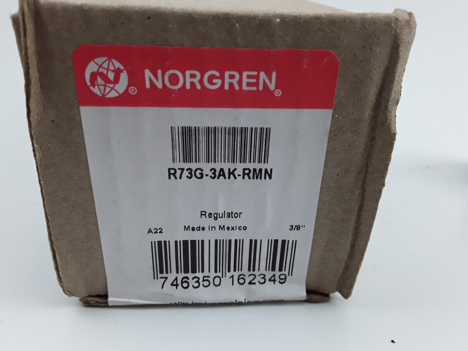 Norgren R73G-3AK-RMN Pressure Regulator, 3/8" PTF ports, 5 to150 psig, Knob R73G - HotCarParts