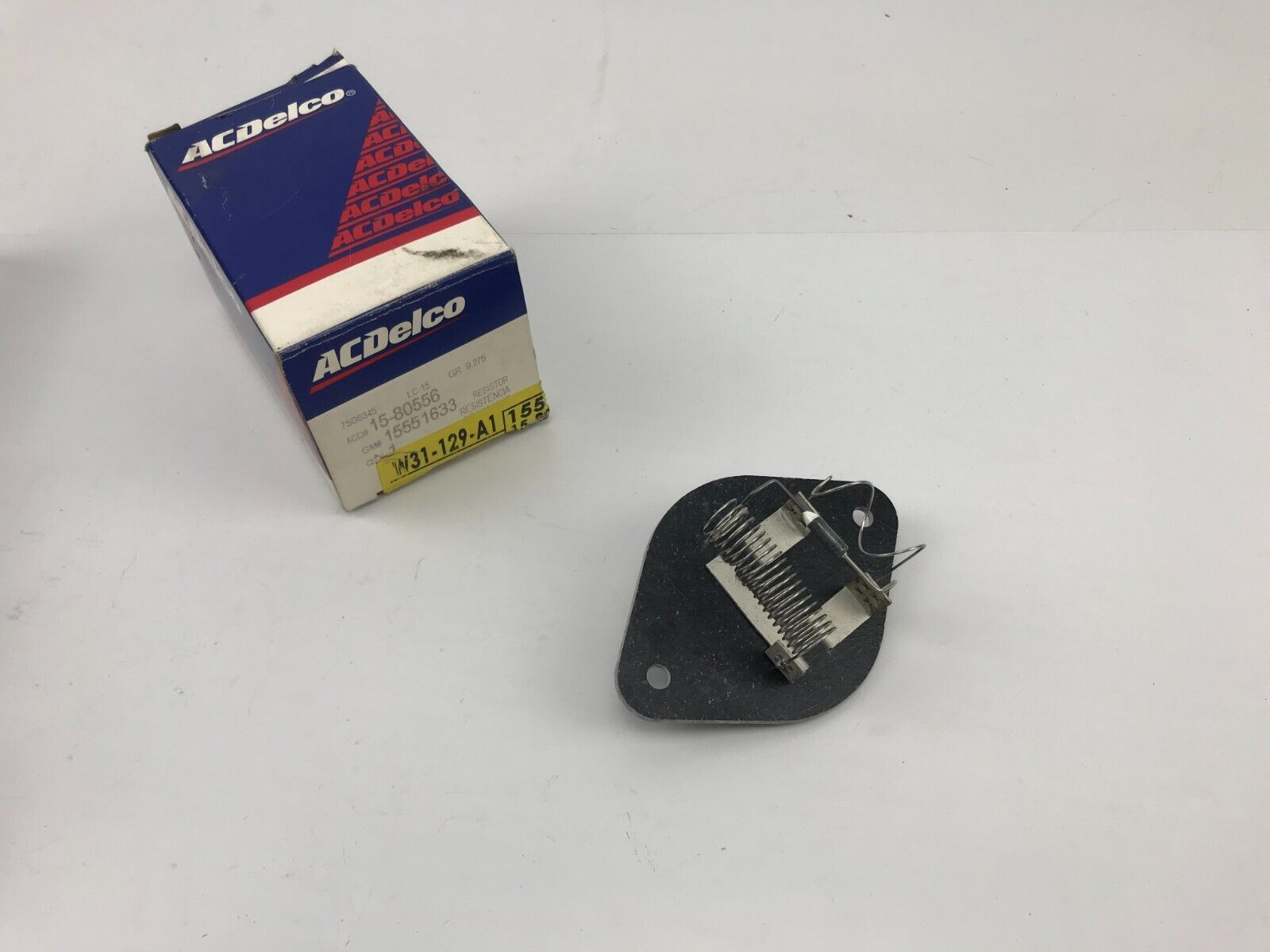 GENUINE OEM ACDelco 15-80556 HVAC Blower Motor Resistor 15551633 1MR4323M18 FAST - HotCarParts