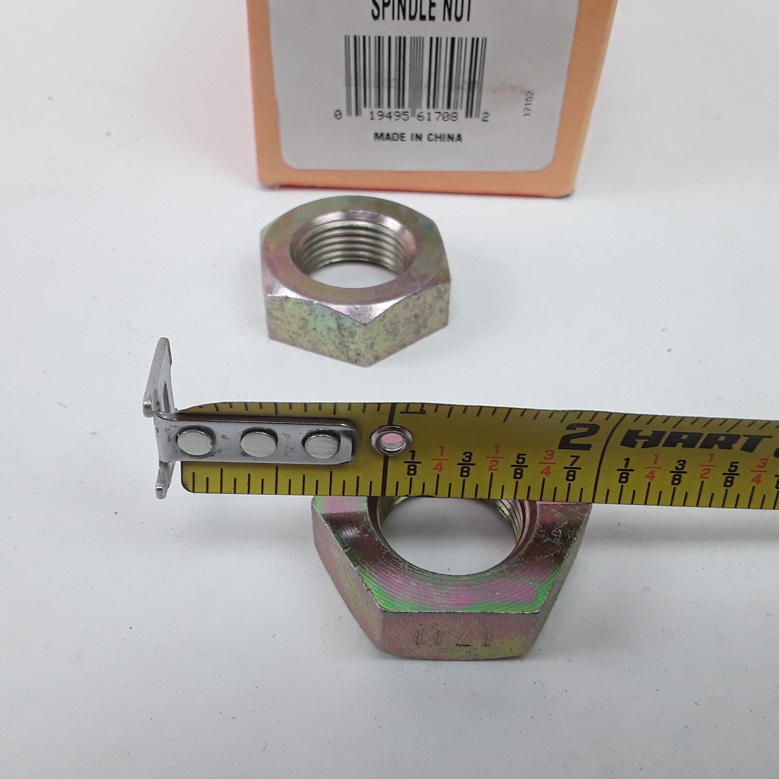 Lot of 2 Standard Spindle Nut M19-1.5 Hex Size 30mm Fits Chevrolet Toyota Geo