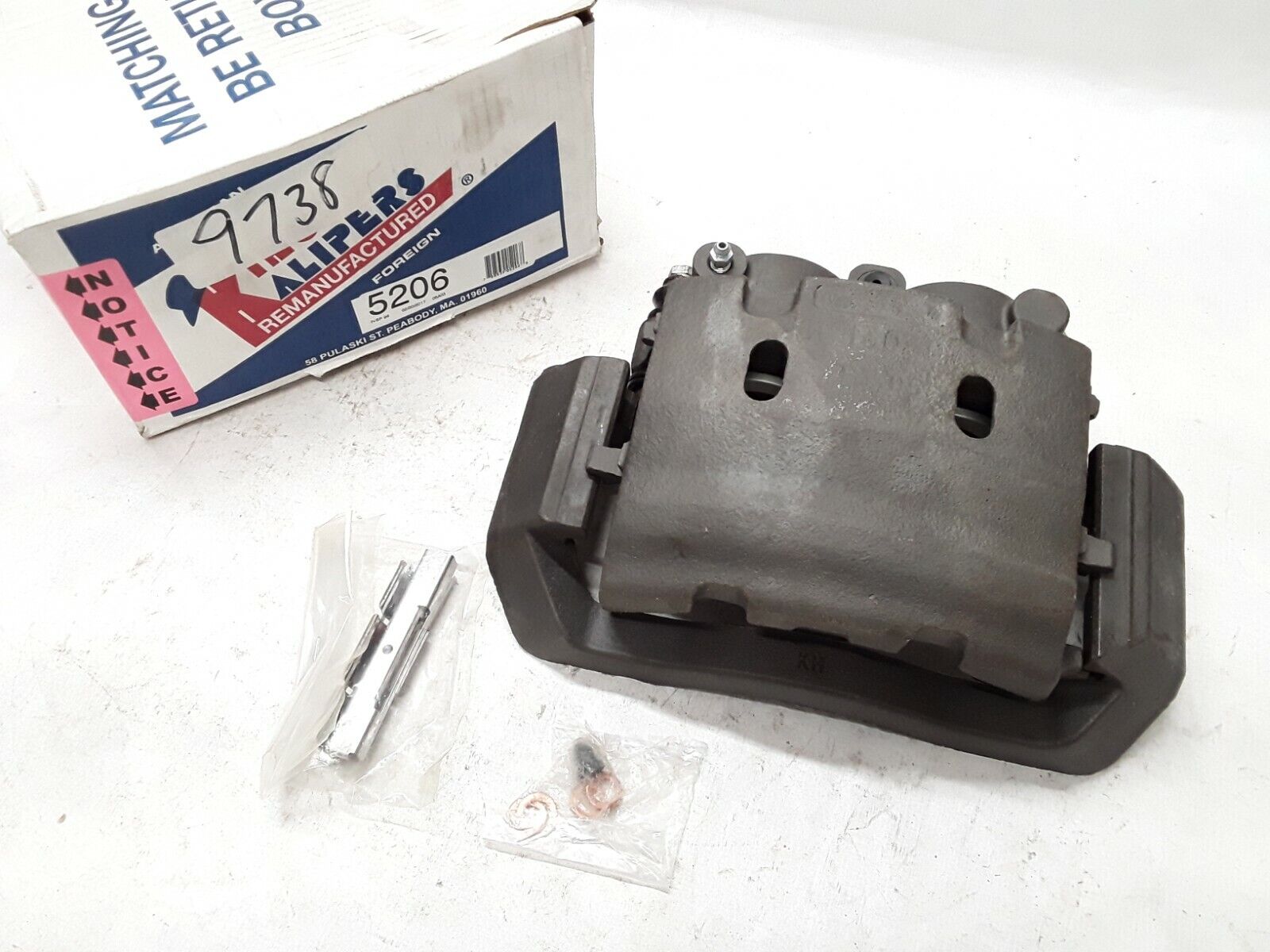 Disc Brake Caliper-Unloaded Caliper with Bracket Cardone 18-B8046 Reman - HotCarParts