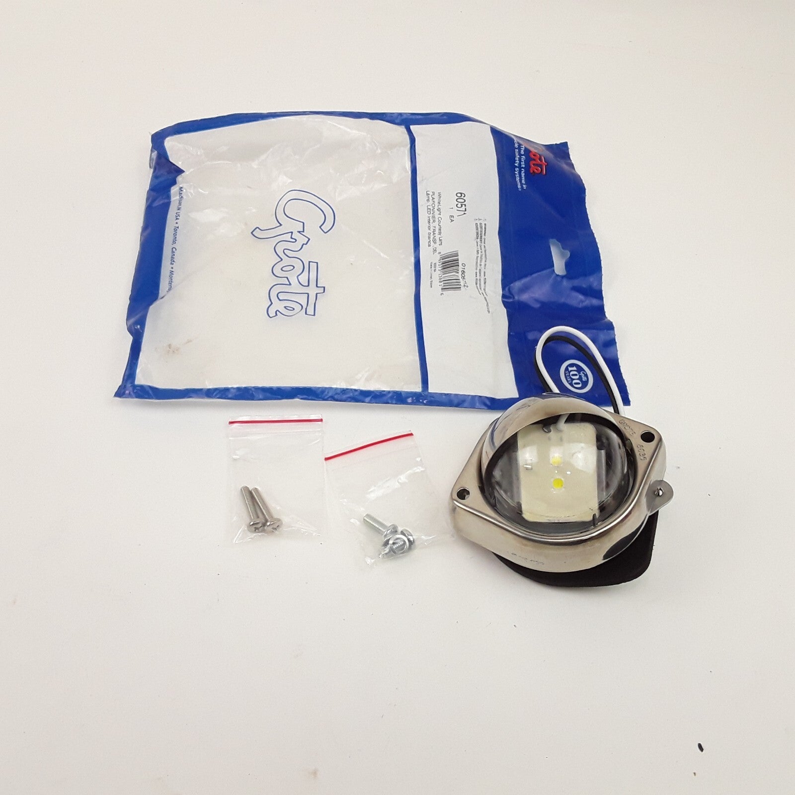 Grote 60571 Car Truck ADA-Compliant LED Courtesy Stepwell Light Lamp 12V Clear