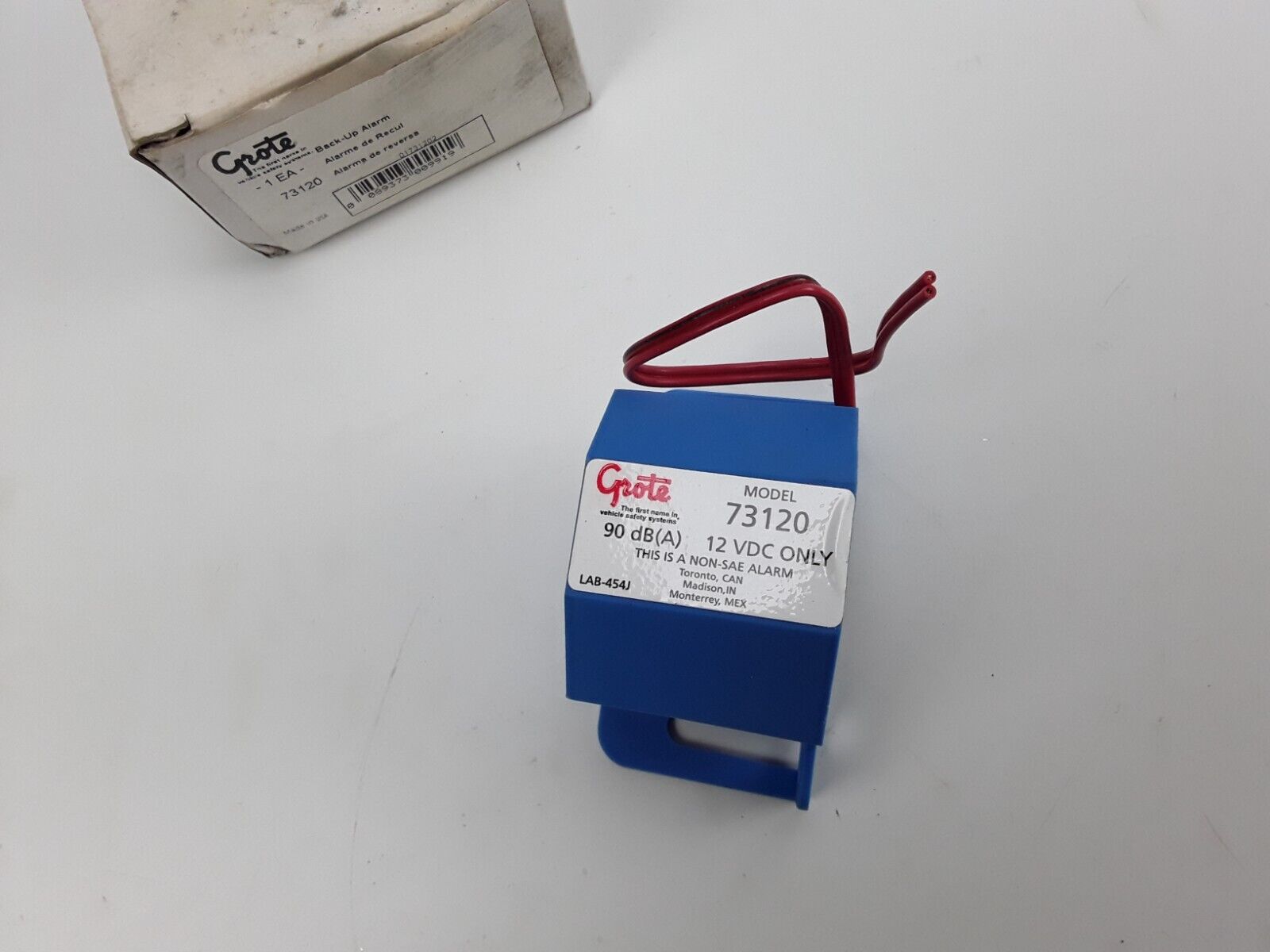 Grote 73120 Light Duty Backup Alarm, 90 Decibels, Retail Pack Fast Free Shipping - HotCarParts