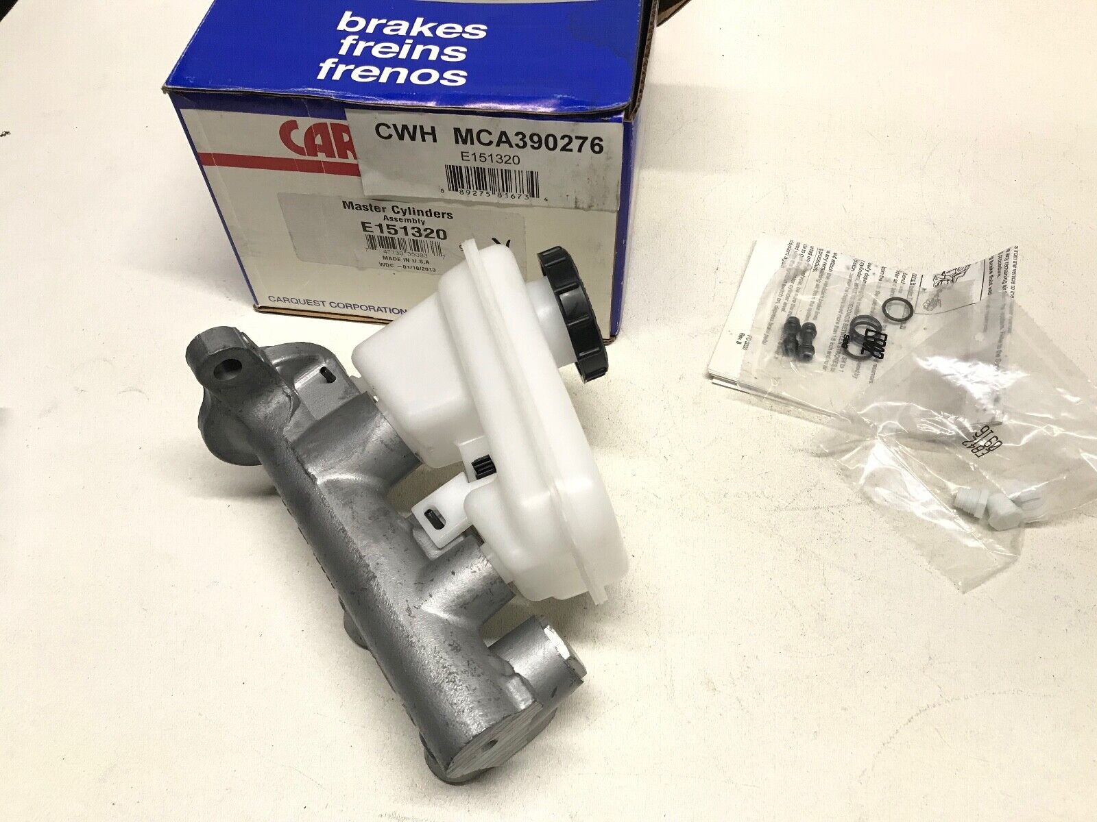 Brake Master Cylinder CARQUEST MCA390276 for Buick, Chevrolet, Pontiac, Oldsmobi - HotCarParts