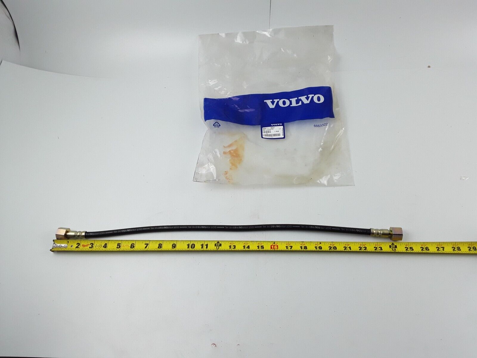 GENUINE Volvo BRAKE HOSE VOE 11119541 Articulated Haulers A25D A25E A30D A30E - HotCarParts
