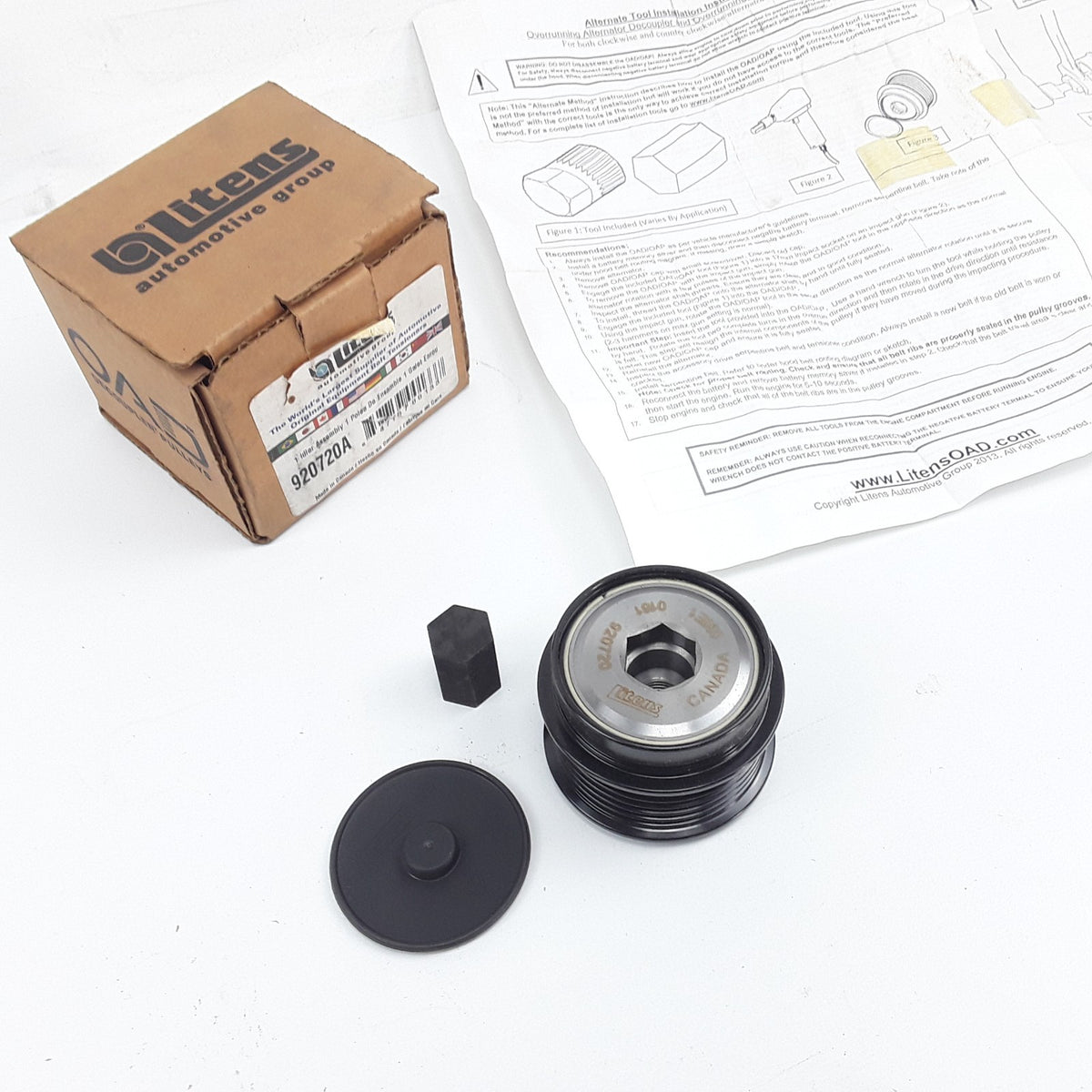 Overrunning Alternator Decoupling Pulley Fits Jeep Liberty 2005-2006, 2.8L-L4