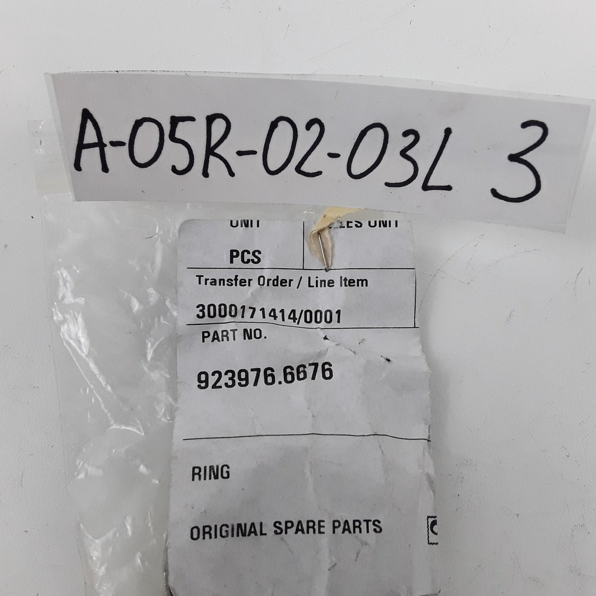 Kalmar 923976.6676 Forklift Attachment Twistlock Spacing Piece Ring