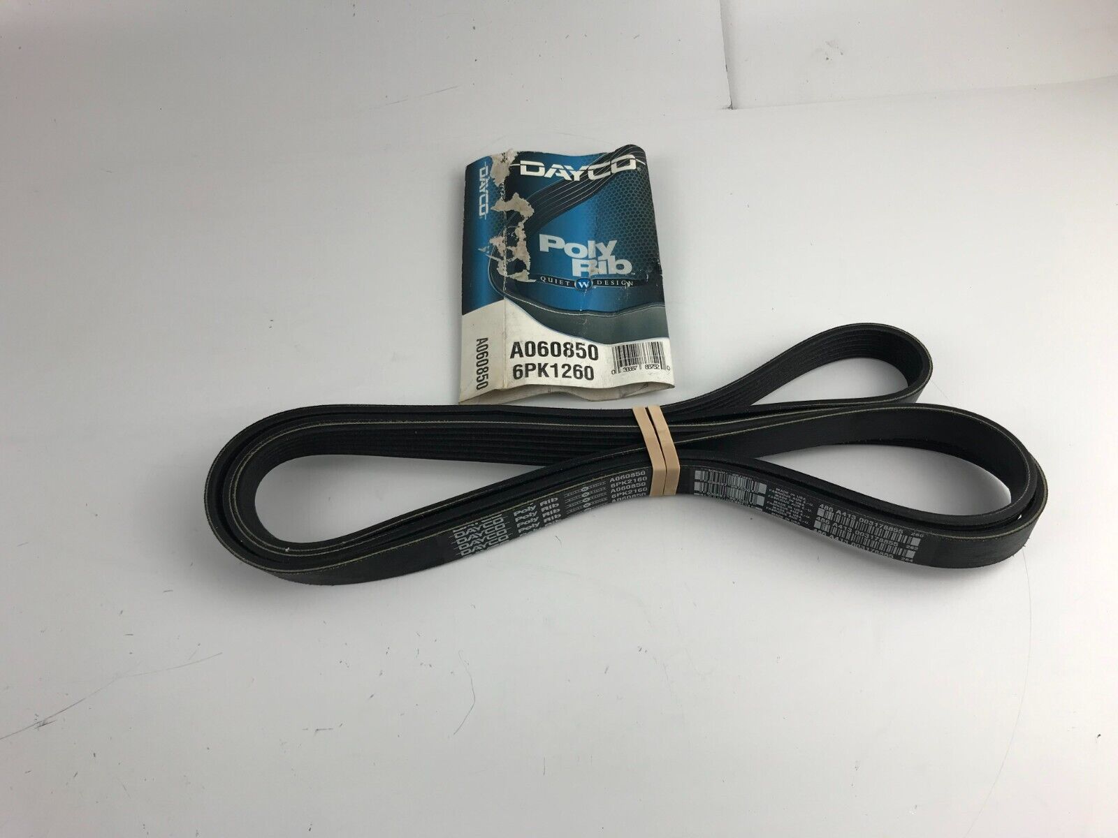 GENUINE OEM Dayco A060850 Serpentine Belt-VIN: 3 fits 98-00 Ford Escort 6PK1260 - HotCarParts
