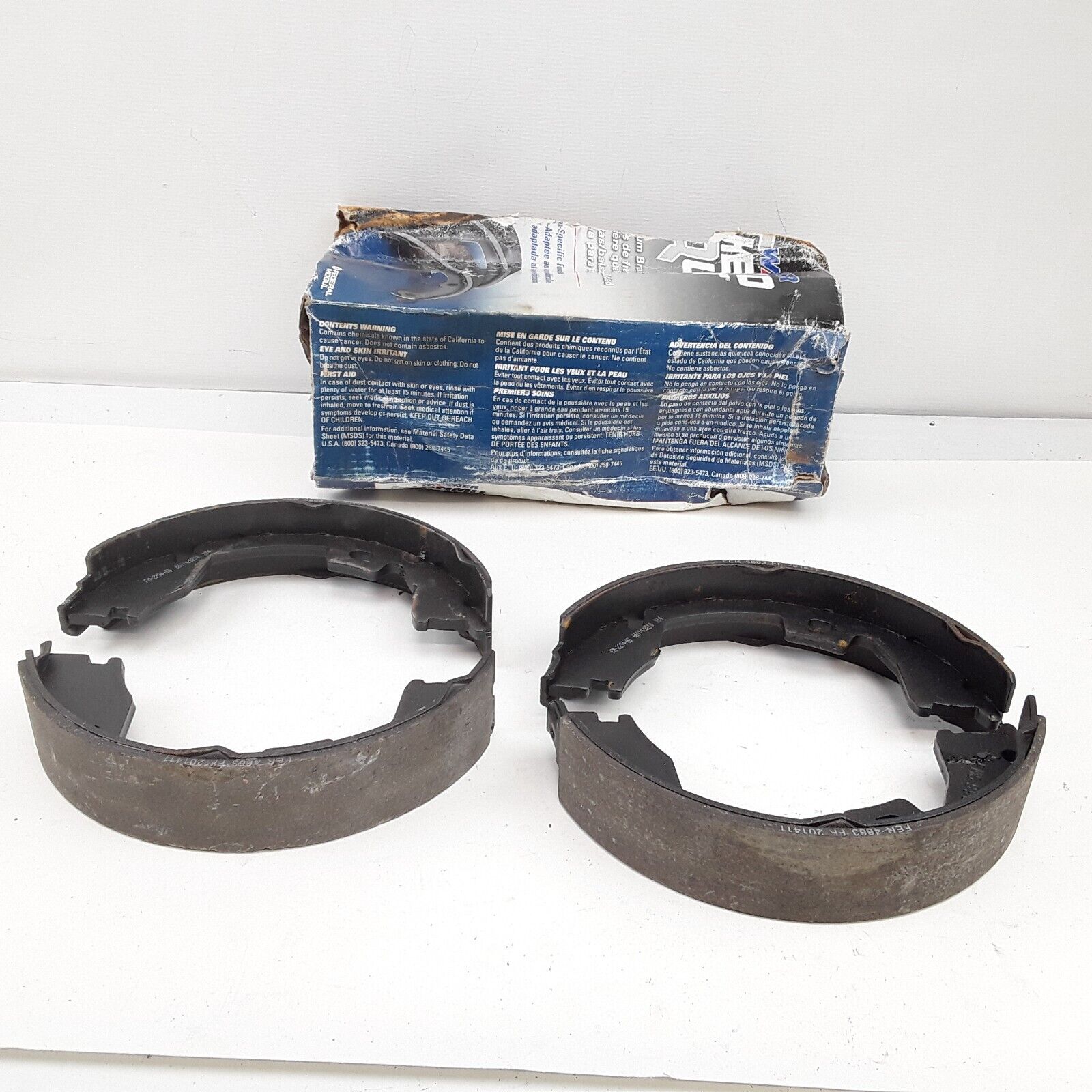 Wagner PAB990 Rear Parking Brake Shoe For Ford F-250 F-350 Super Duty 2011 2012