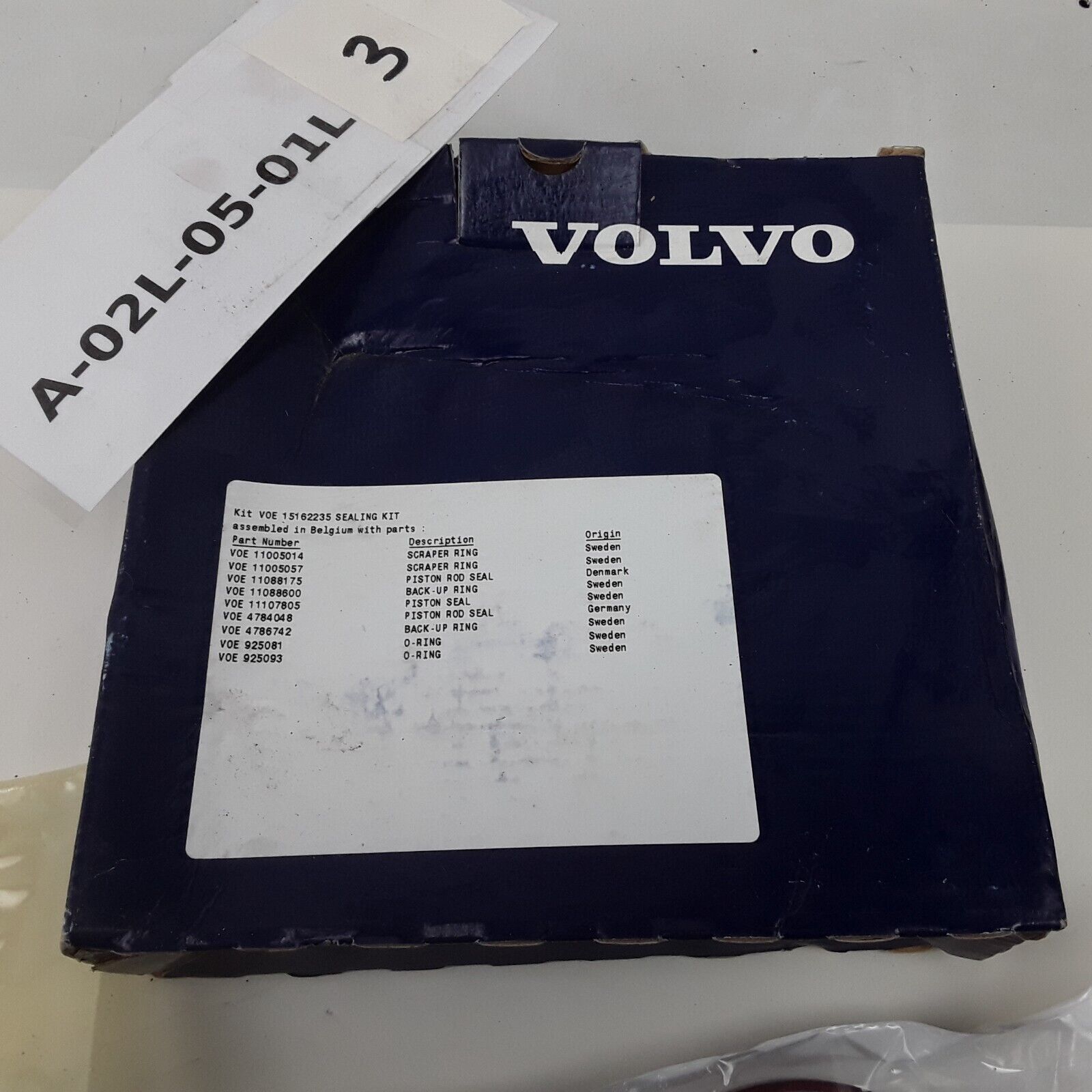 OEM VOLVO 15162235 Lift Cylinder Seal Kit For L60E L60F L60G L60H L70E L70F L70G