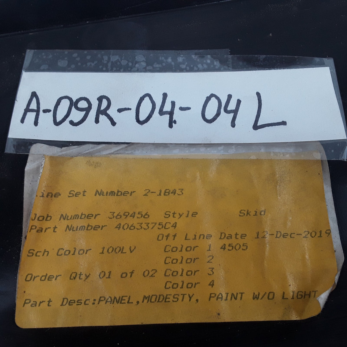 International 4063375C4 Right Modesty Panel Paint w/o Lights For Navistar Trucks