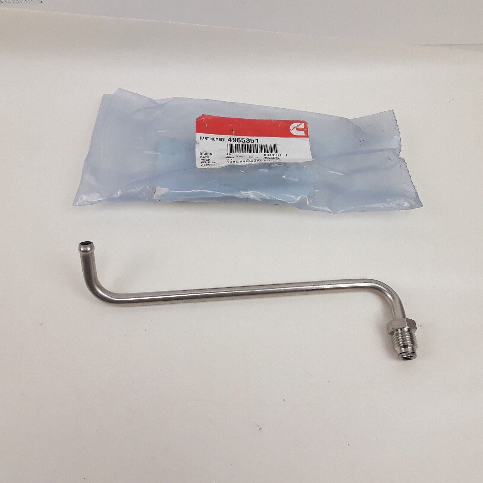 Cummins 4965351 Pressure Sensing Tube For Primarily On 8.3 liter ISC/ISL Engines