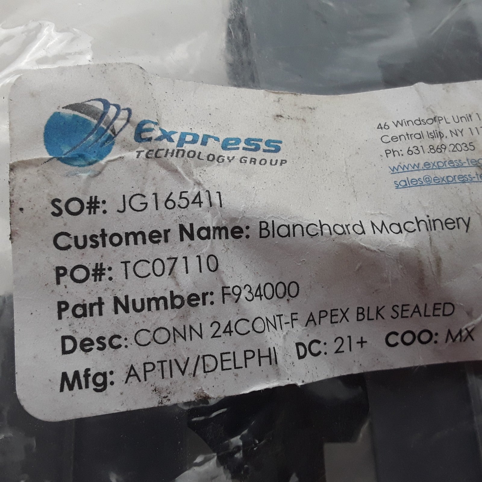 Express F934000 24 Way Female Apex Car Headlight Lamp Connector Socket Black