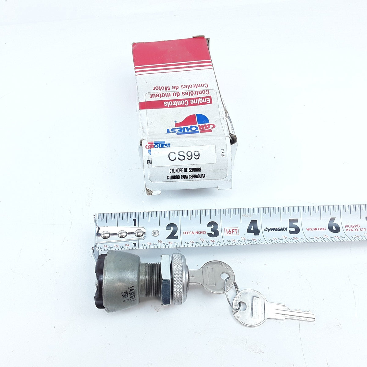 Carquest CS99 Ignition Switch With Lock Cylinder Fits Toyota Camry 1961–1966