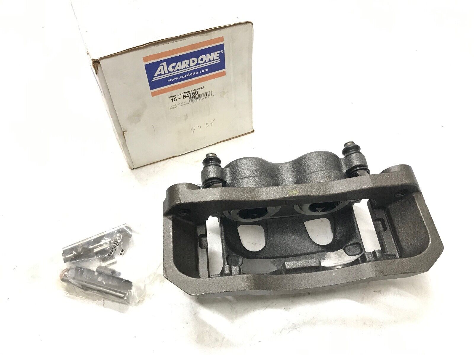 Disc Brake Caliper-Unloaded Caliper with Bracket Front Right Cardone Reman - HotCarParts