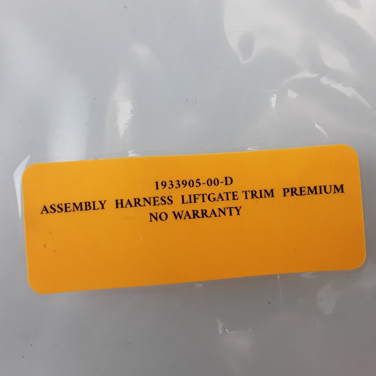 1933905-00-D Premium Liftgate Trim Harness For Tesla Model Y 2025-2026 OEM New