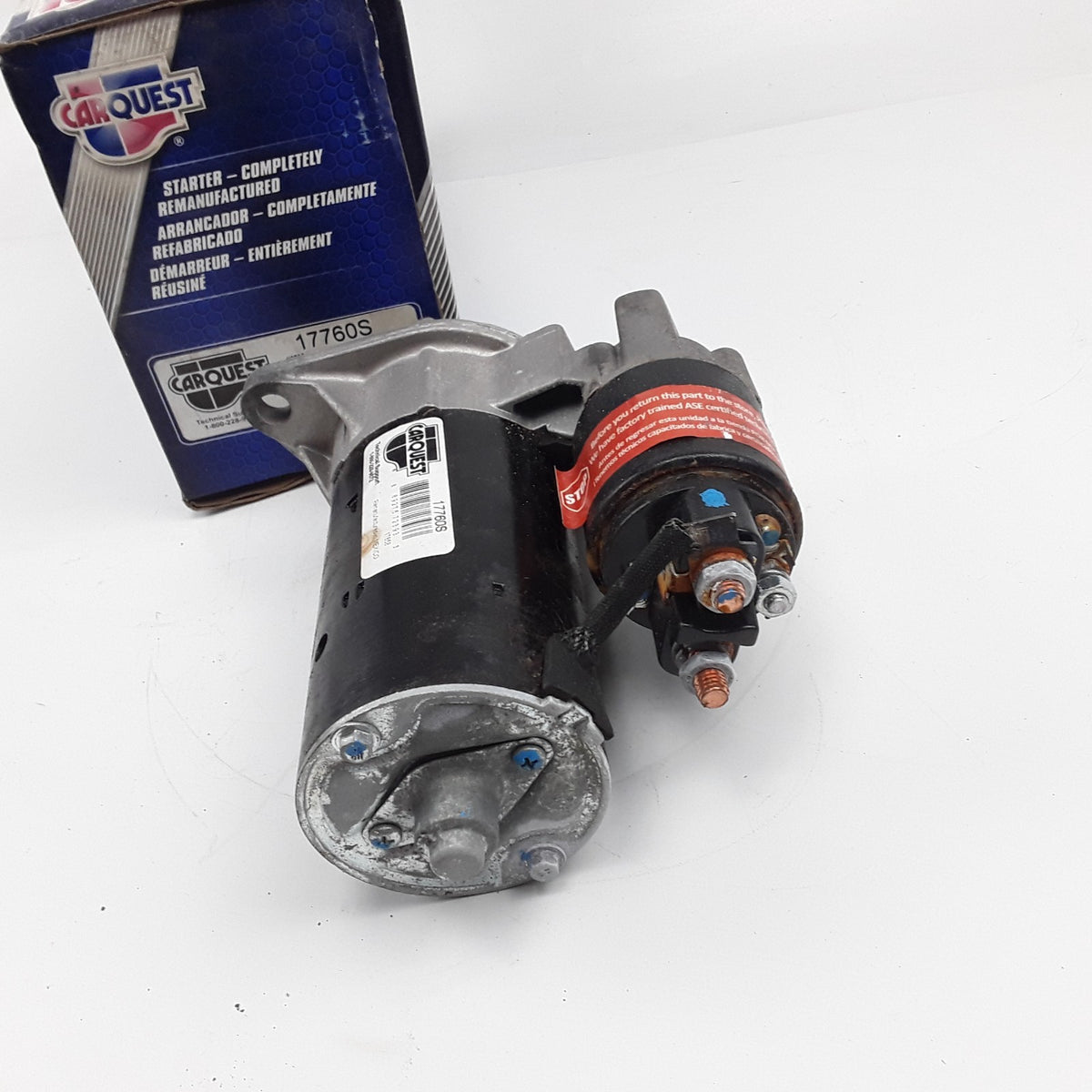 Carquest 17760S Starter Motor For Chevrolet Saturn 2000 2001 2002 2003 2004 2005