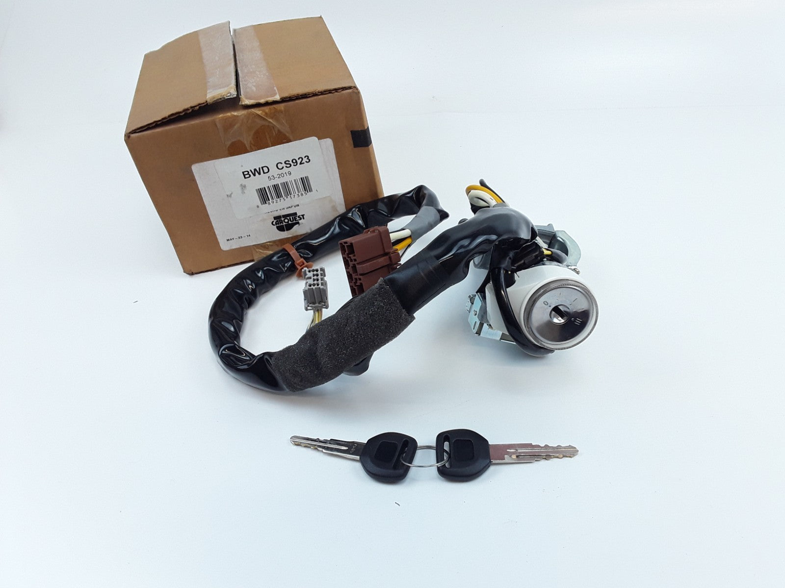 BWD CS923 Ignition Switch With Lock Cylinder Fits Honda Accord (1990-1991)