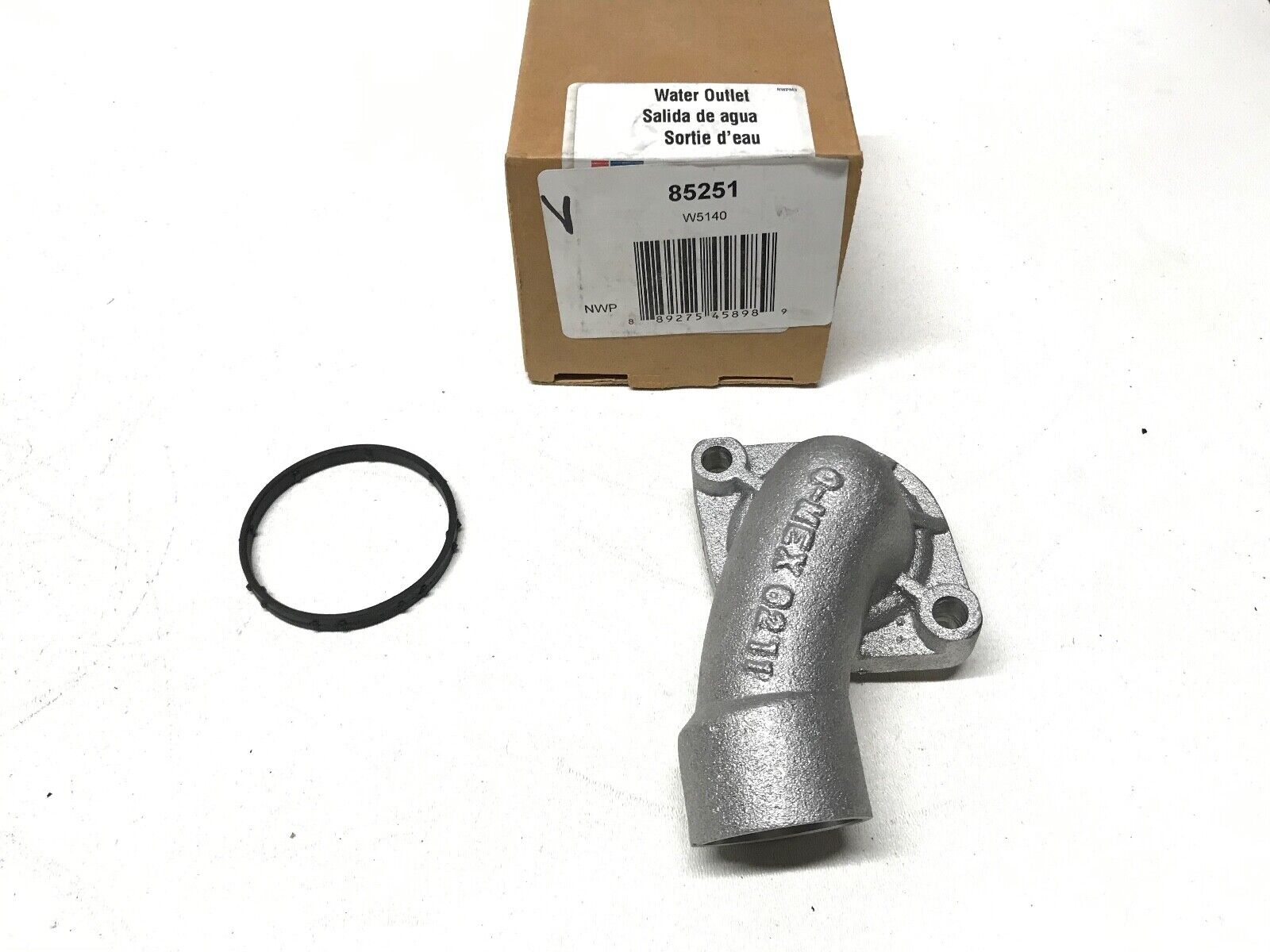Engine Coolant Water Outlet 85251 Thermostat Housing for Cadillac, Saab, Saturn - HotCarParts