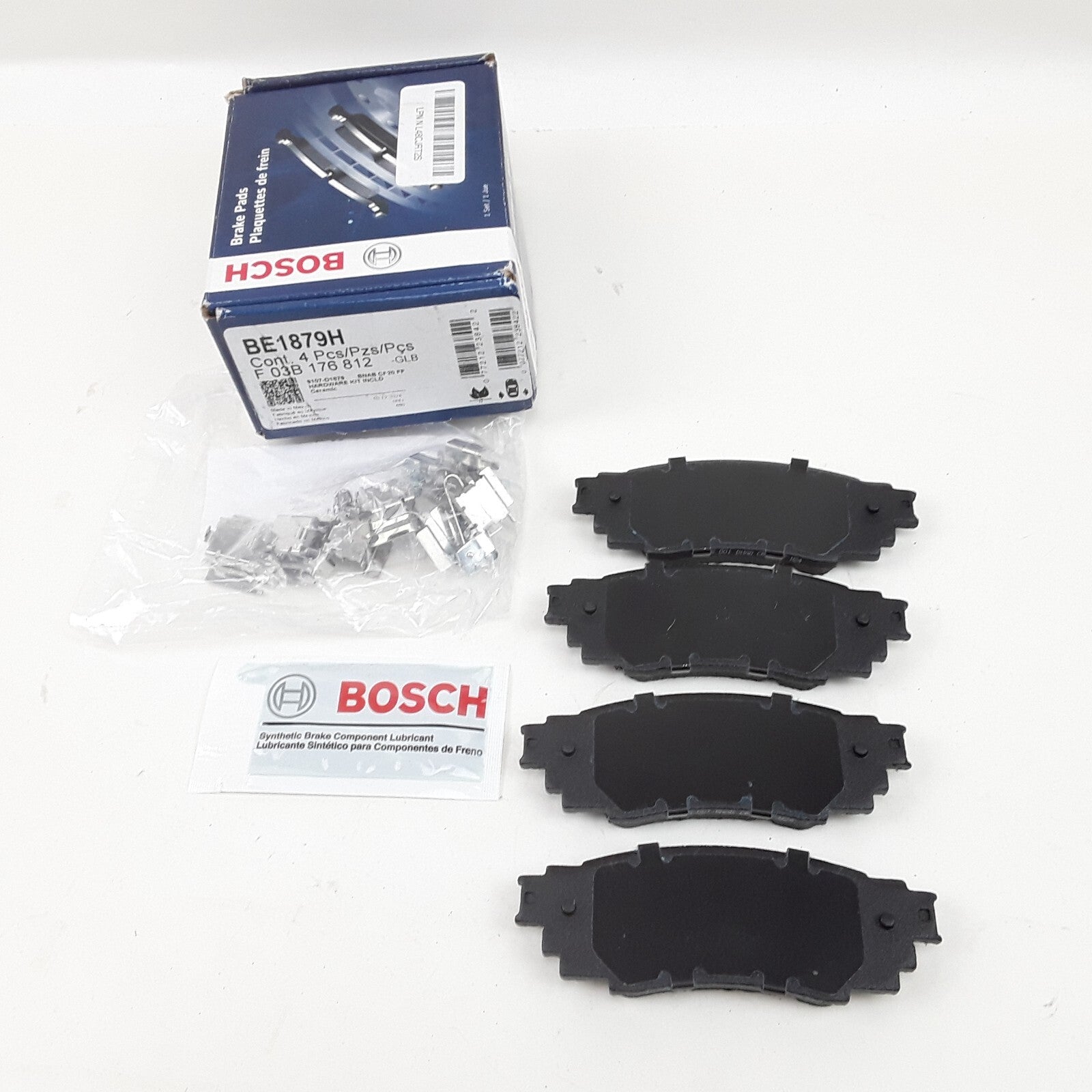 Bosch BE1879H Rear Disc Brake Pad Set Fits Toyota Prius Lexus RX350L (2018-2024)