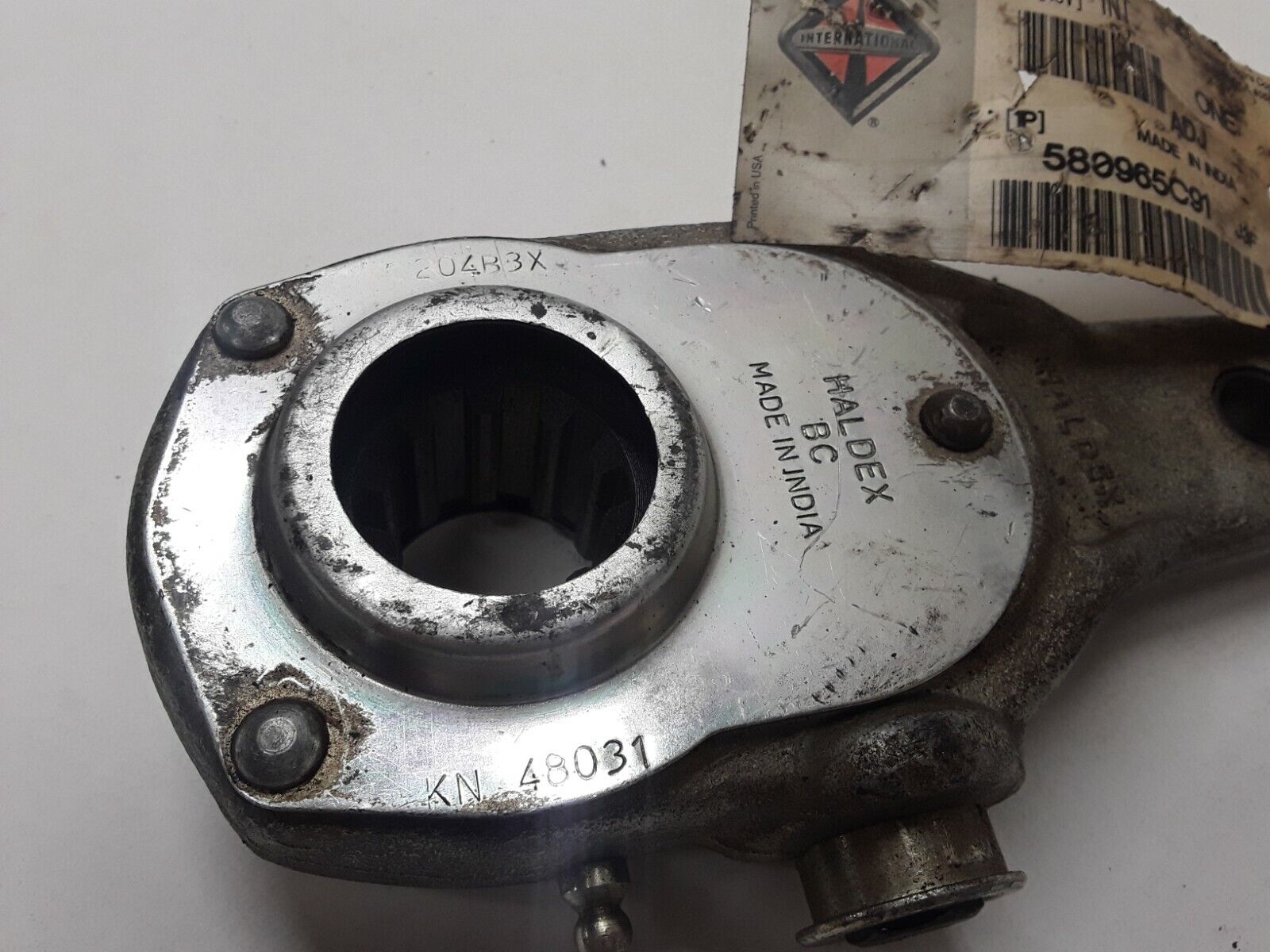 HALDEX, MANUAL SLACK ADJUSTER, KN 48031, 10 SPLINE, 580965C91 FREE SHIPPING - HotCarParts