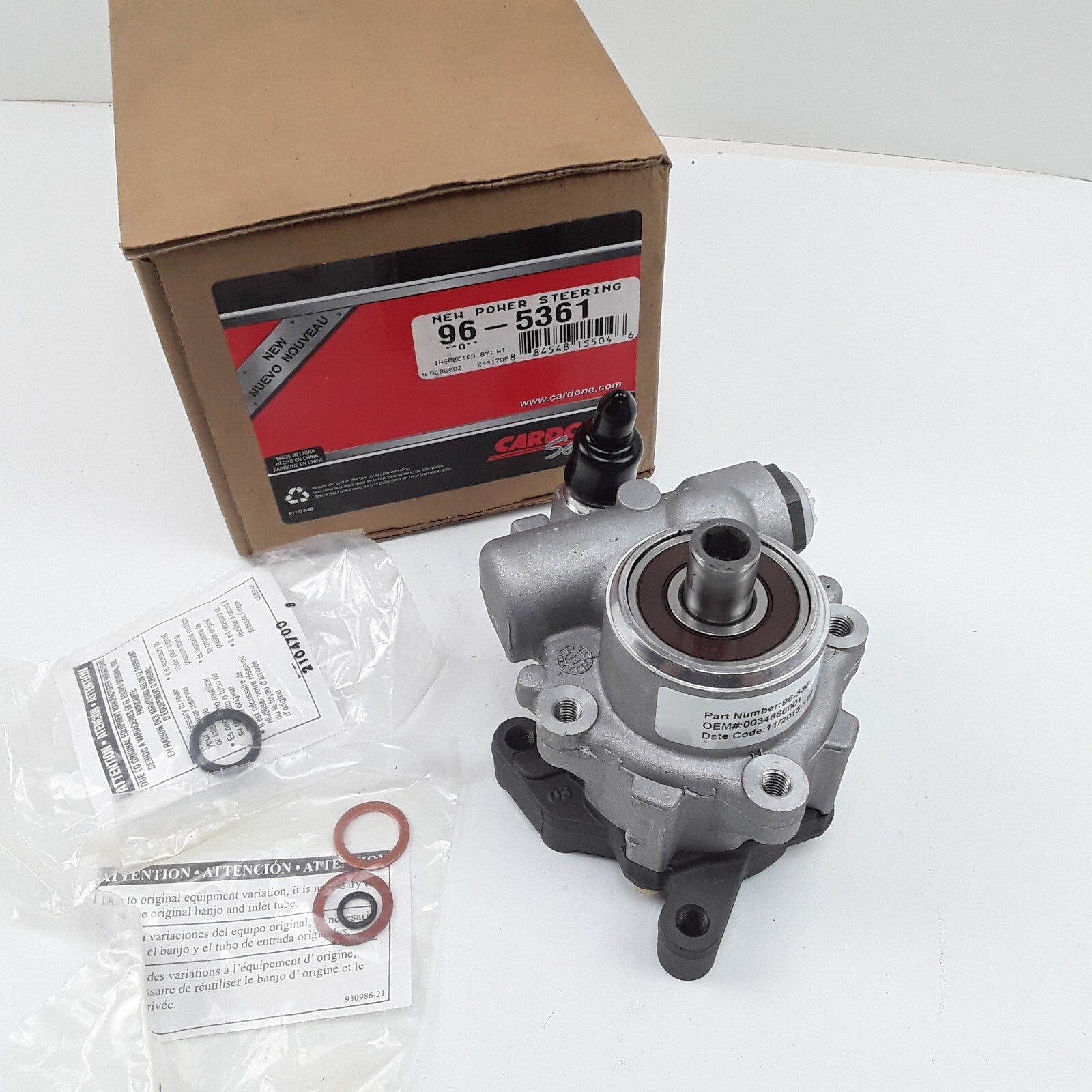 Power Steering Pump Fits Mercedes-Benz CL500 2000-01 E320 2003-2005 E500 2003-06