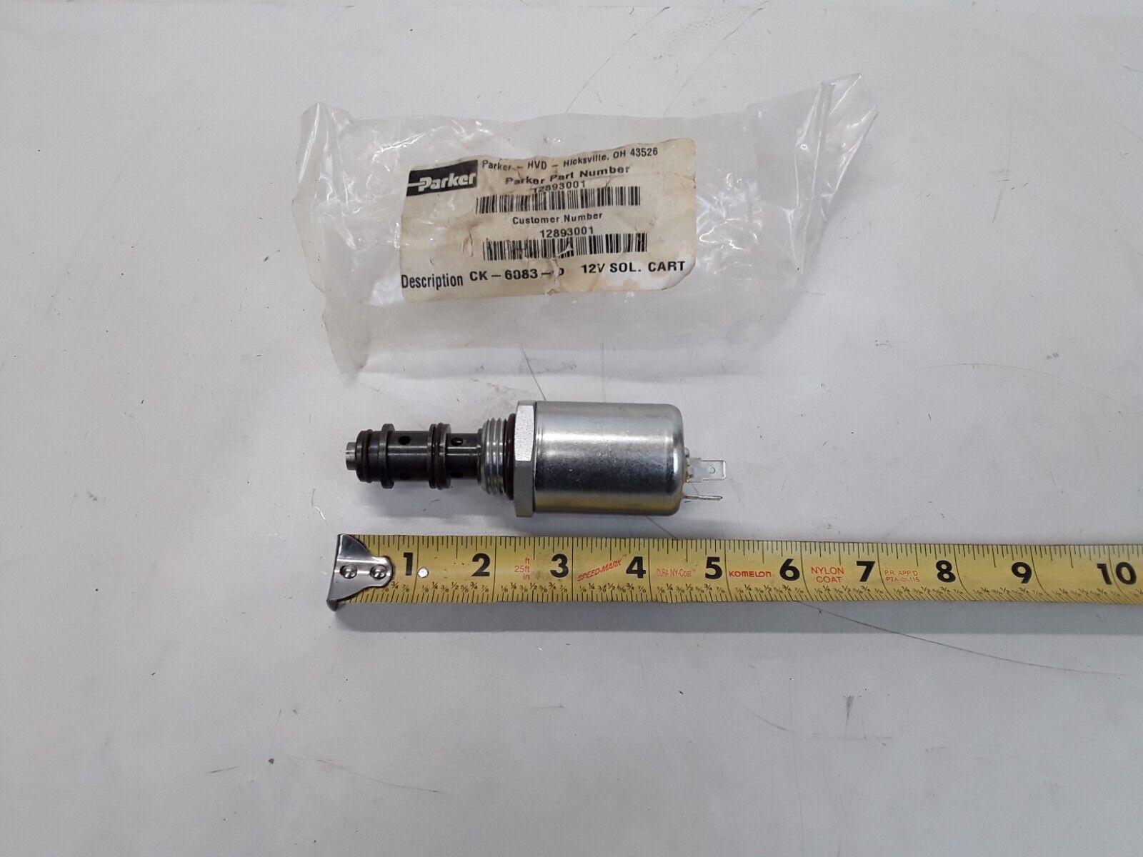 Parker Chelsea 12893001 CK-6083-D 12V Solenoid Valve Cartridge 5501258 CK6083D - HotCarParts