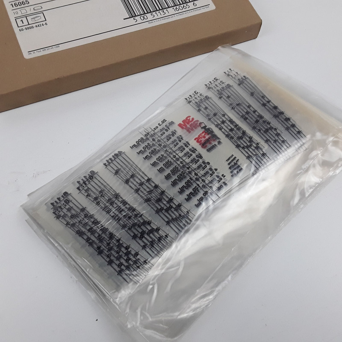3M 16065 Paint Preparation System Mylar Film Inserts Generic 100 Per Box