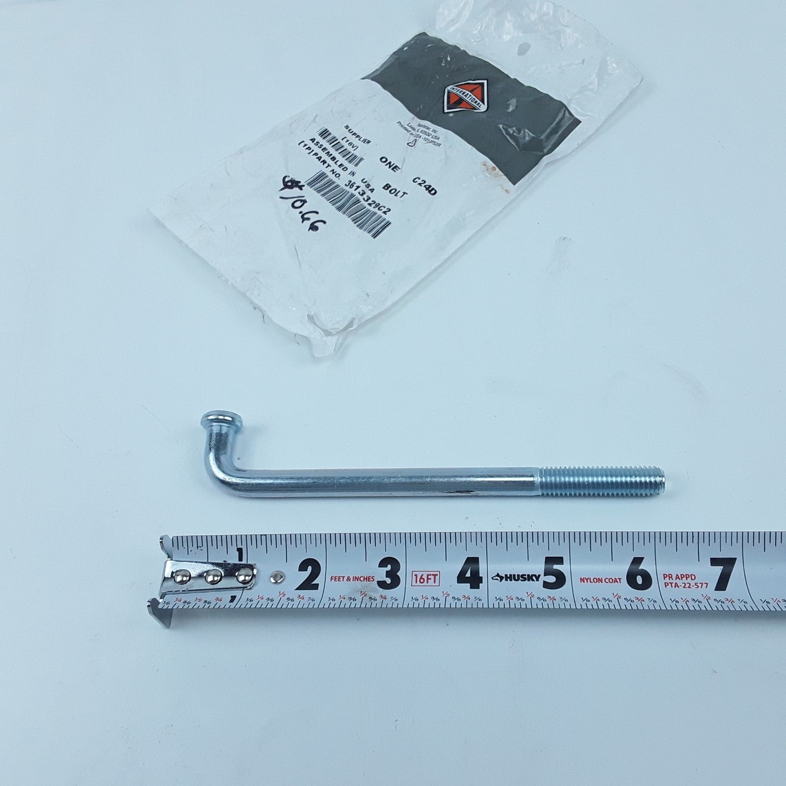 International 3613329C2 J-bolt Assembly M10 X 150 mm Cl.8.8 For Navistar Trucks