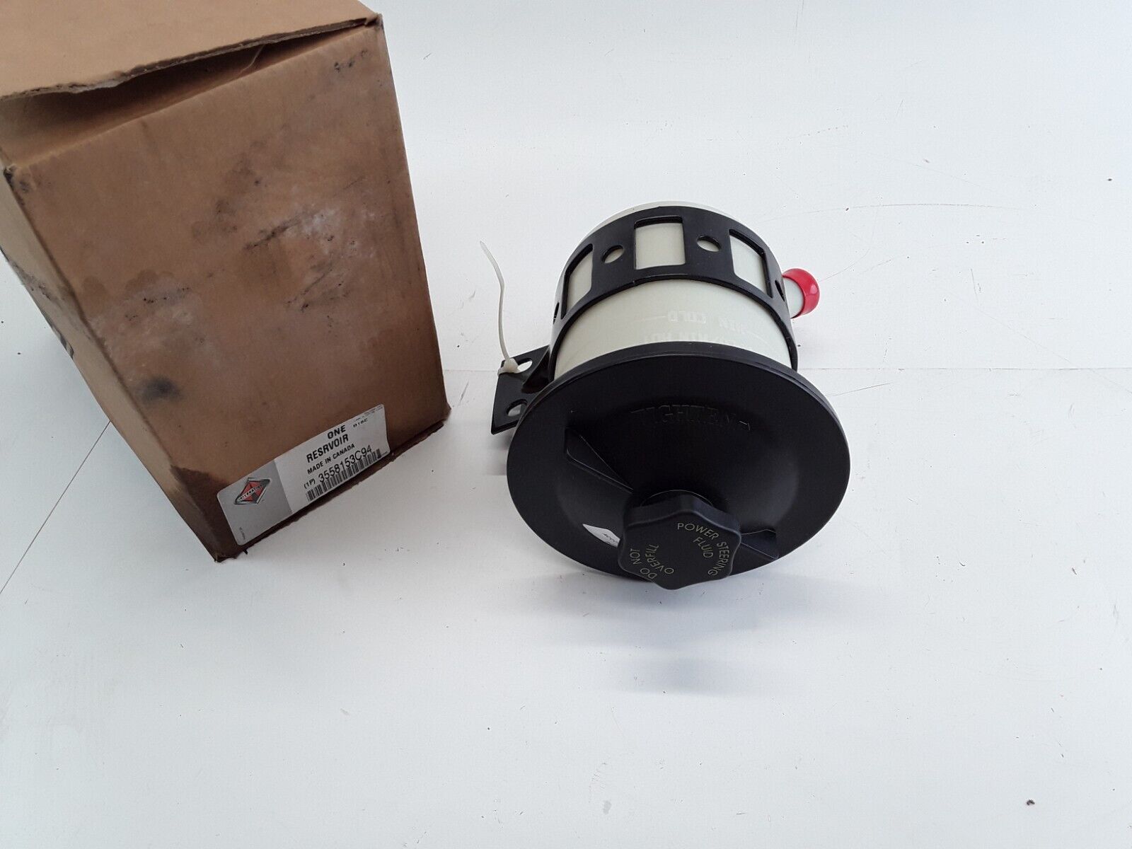 GENUINE International 3558153C94 Power Steering Reservoir Tank w/Cap 2002-2016 - HotCarParts