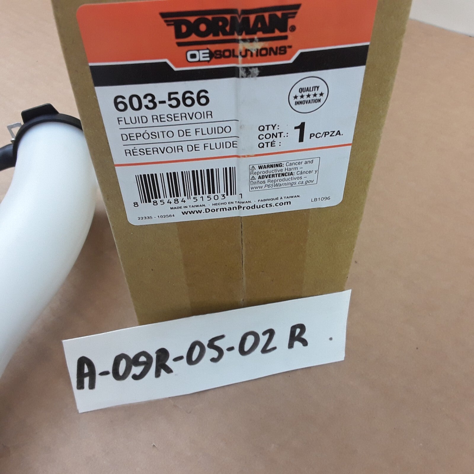 Dorman 603-566 Front Engine Coolant Reservoir Fits Toyota RAV4 2001 2002-2005