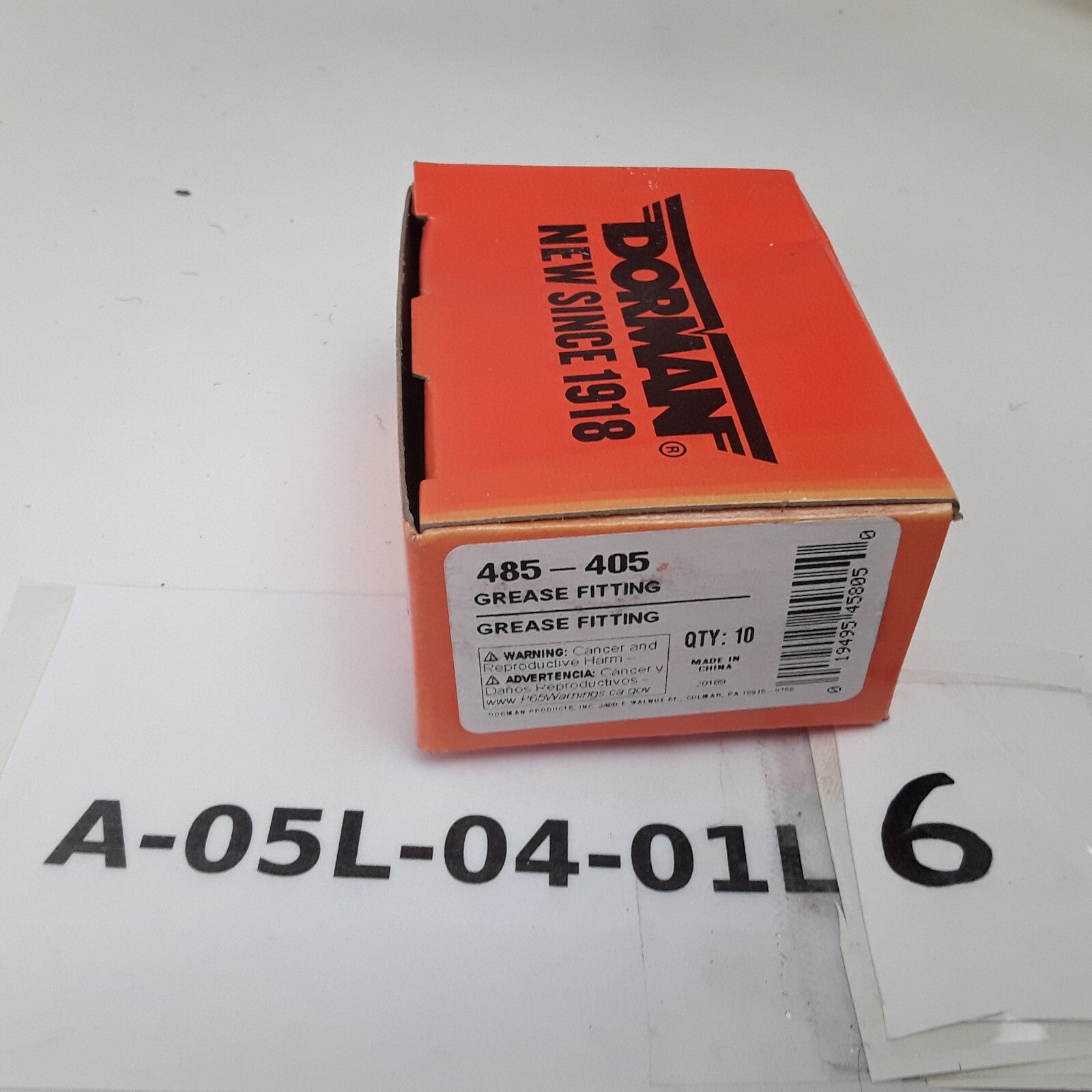 Car Truck Zerk Lubrication Grease Fitting-90 Degree 1/8 In. Pipe Pack of 10