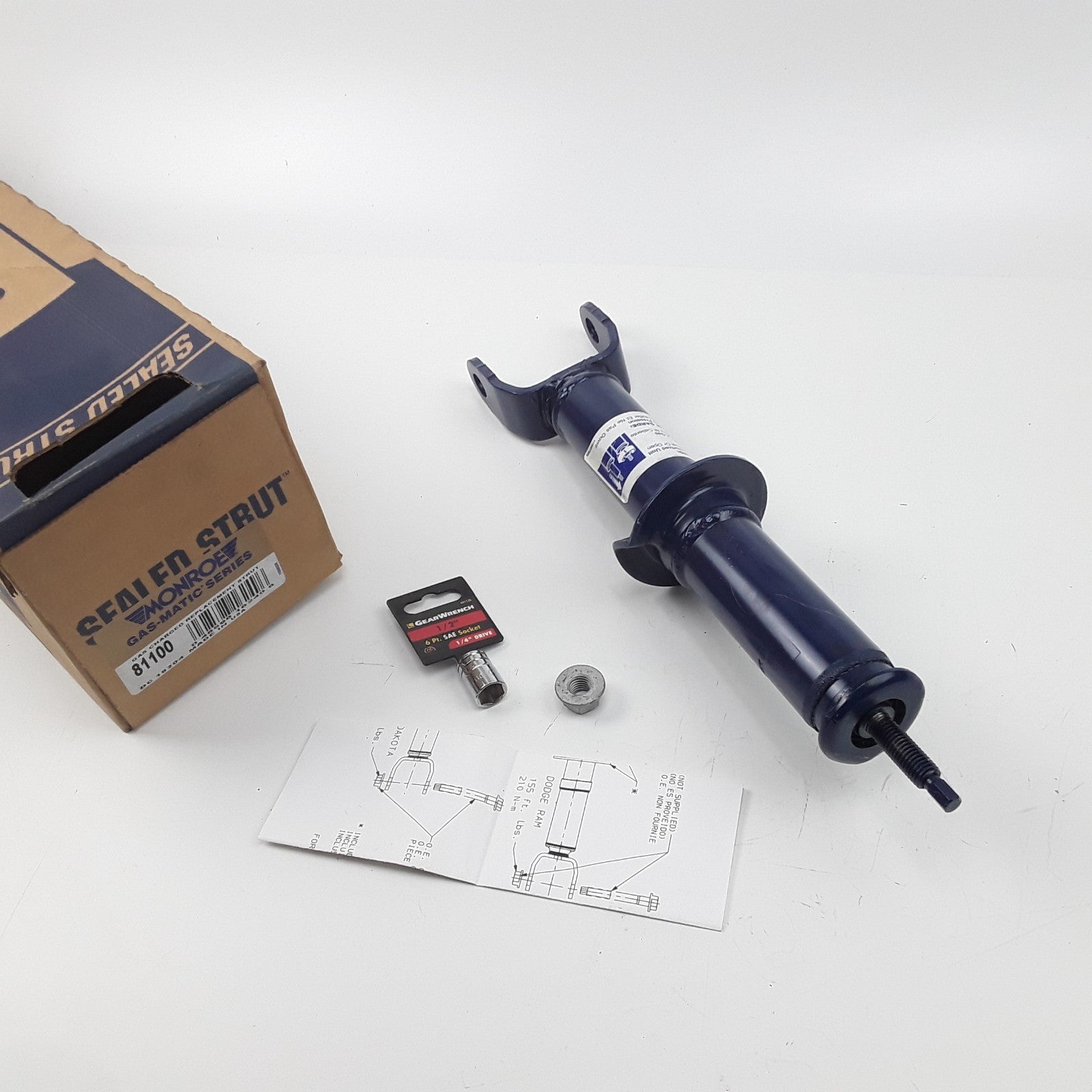 Gas Charged Repl. Strut Fits Mitsubishi Raider Dodge Dakota 2006 2007 2008 2009