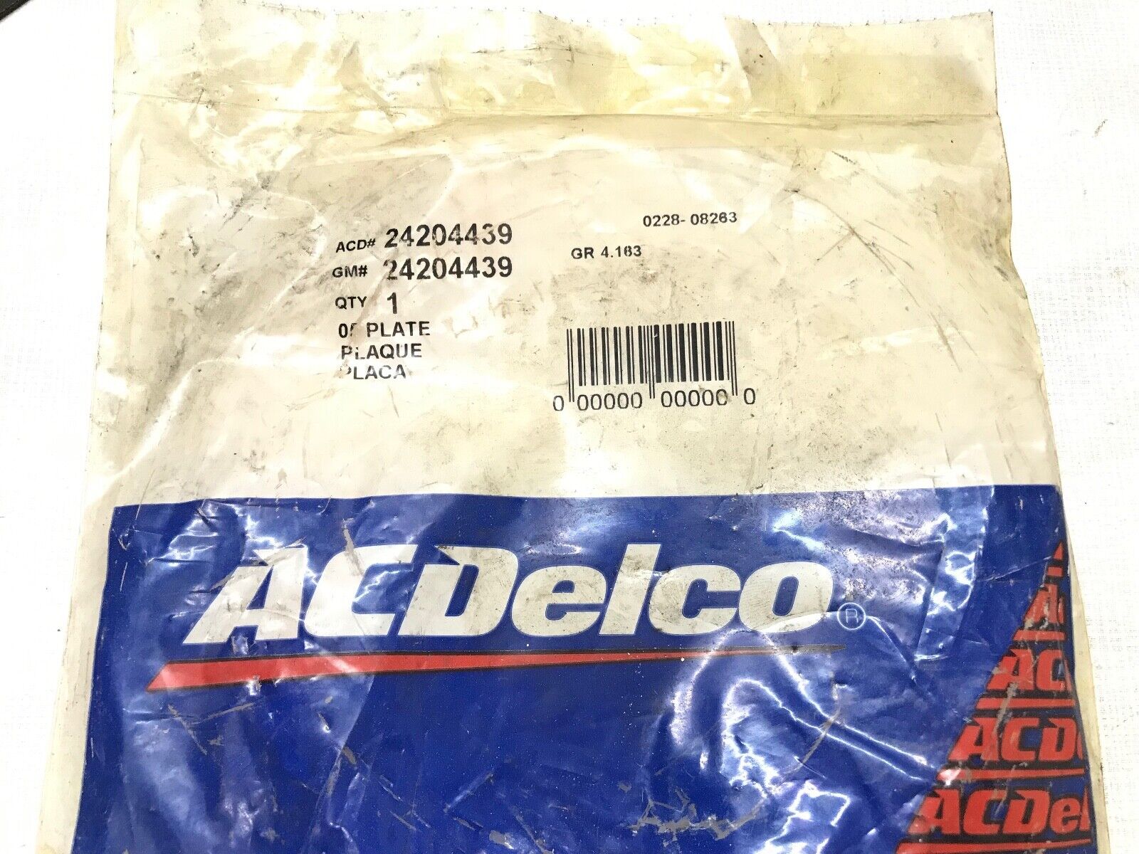 LOT OF-10 ACDELCO 24204439 - PLATE PKG,DIR CLU GM 24204439 - HotCarParts