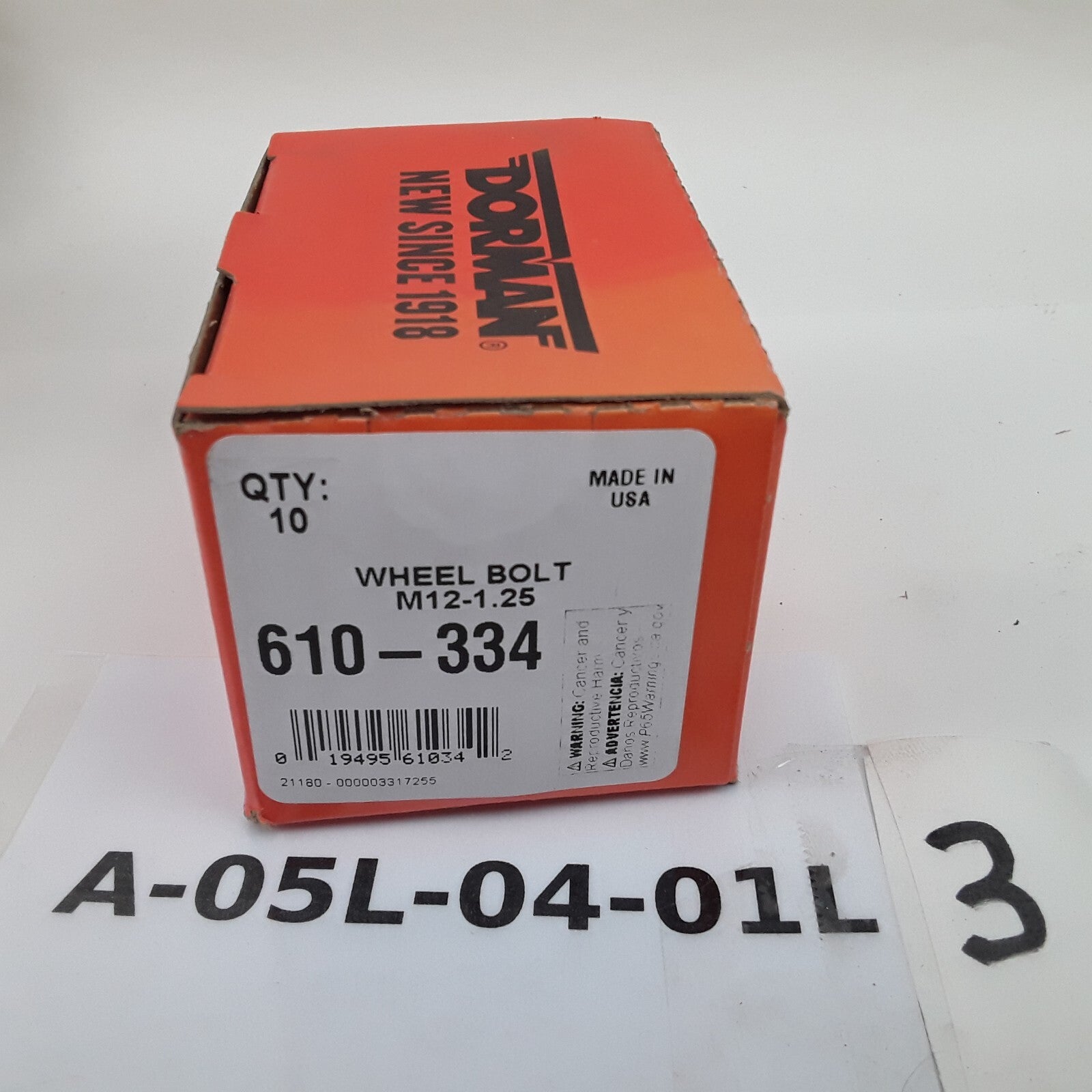 10 Wheel Stud Serrated M12-1.25 12.45mm Knurl 33.5mm Fits Geo Chevrolet Suzuki