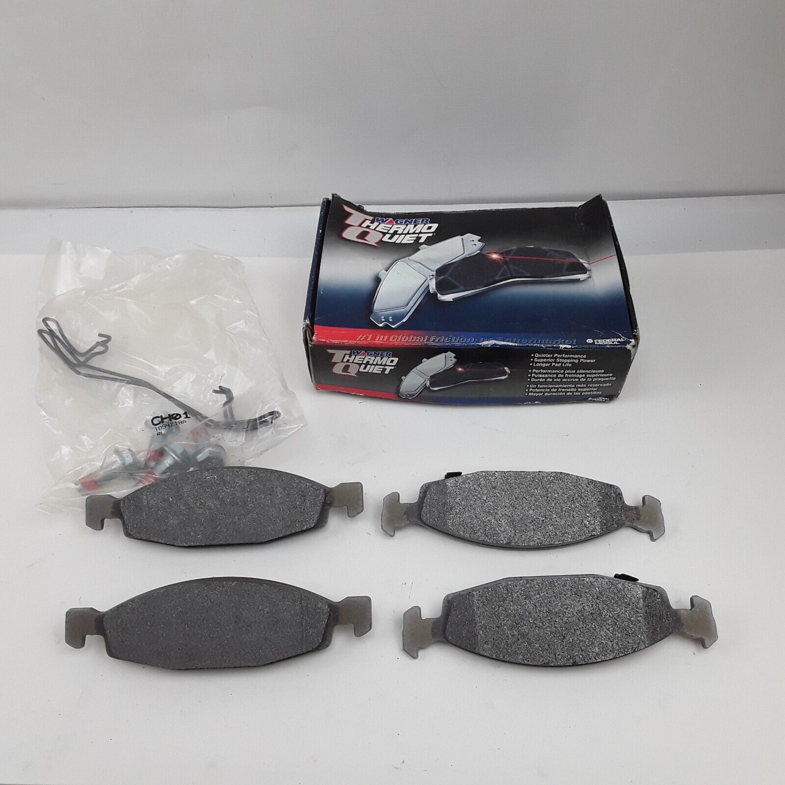 Wagner MX942 ThermoQuiet Disc Brake Pad Set Semi-Metallic For Jeep (1999-2002)