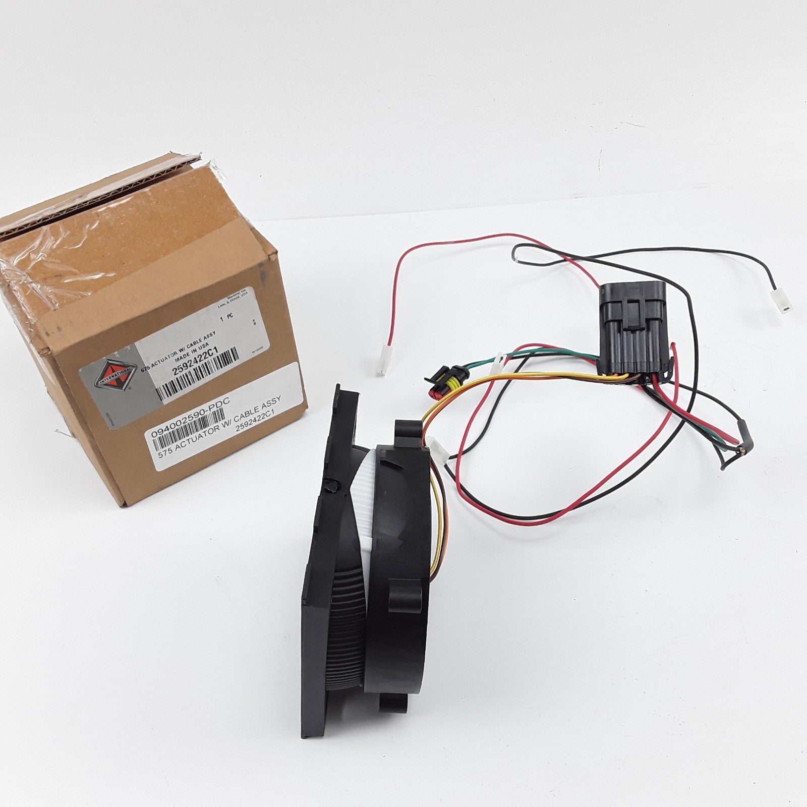Genuine International 2592422C1 Actuator Mirror Control with Cable For Navistar